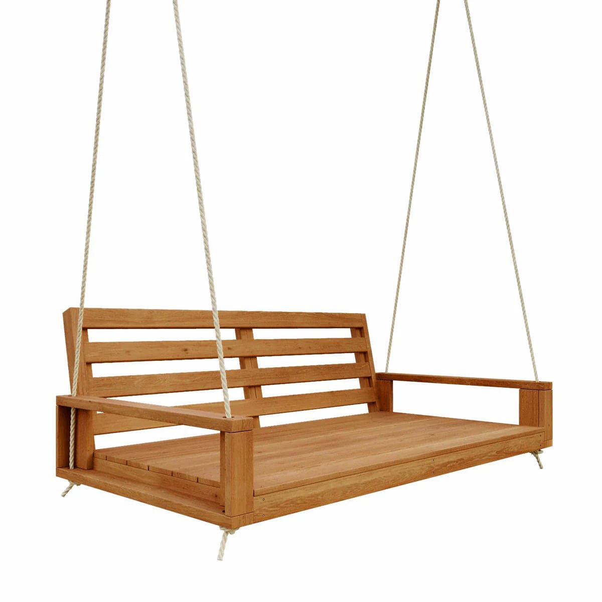 Amish Casual Waterford Hanging Bed Swing for Porch, 6 Ft Cedar