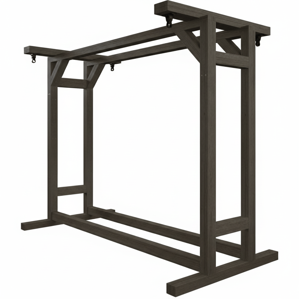 Amish Casual Swing Bed Stand