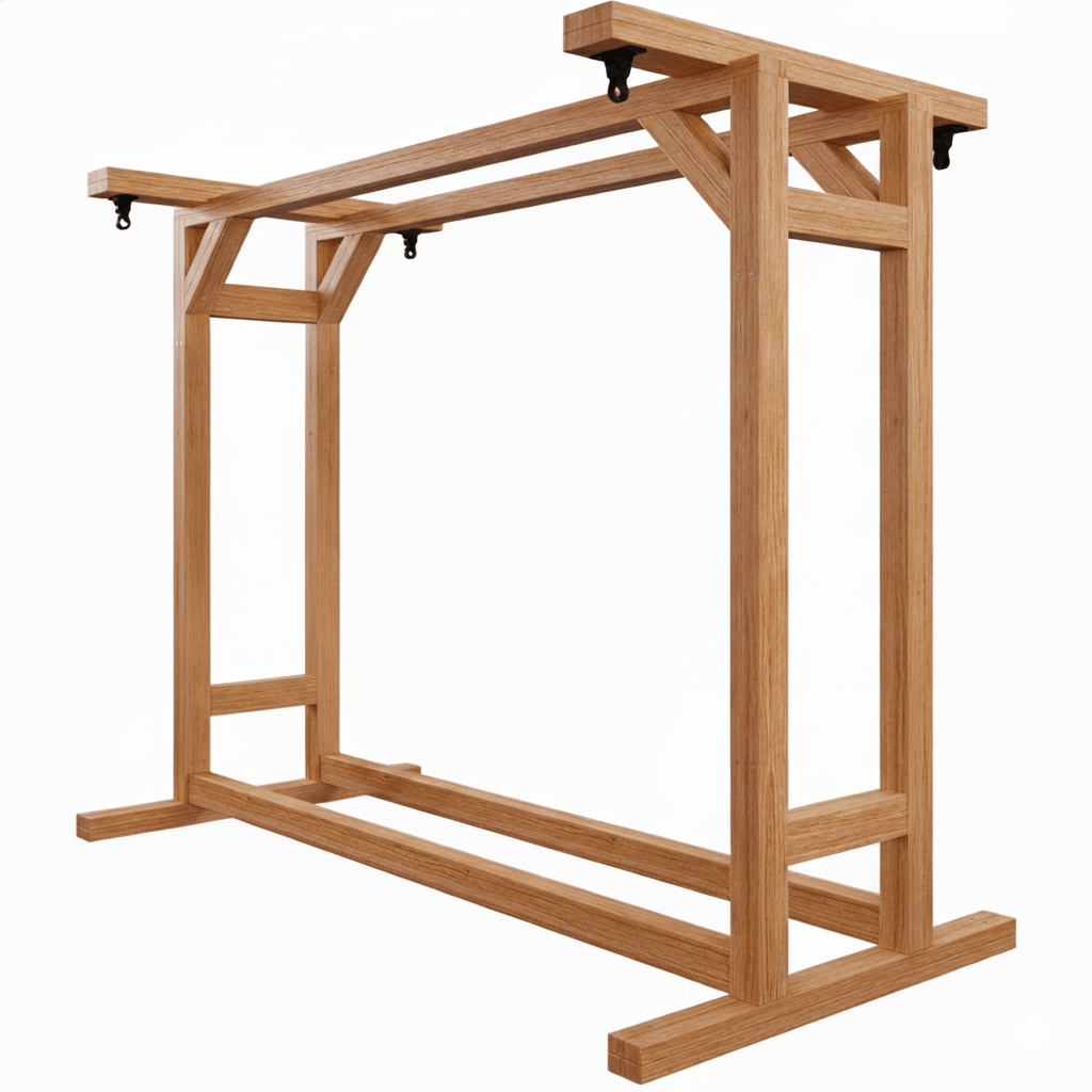 Amish Casual Swing Bed Stand