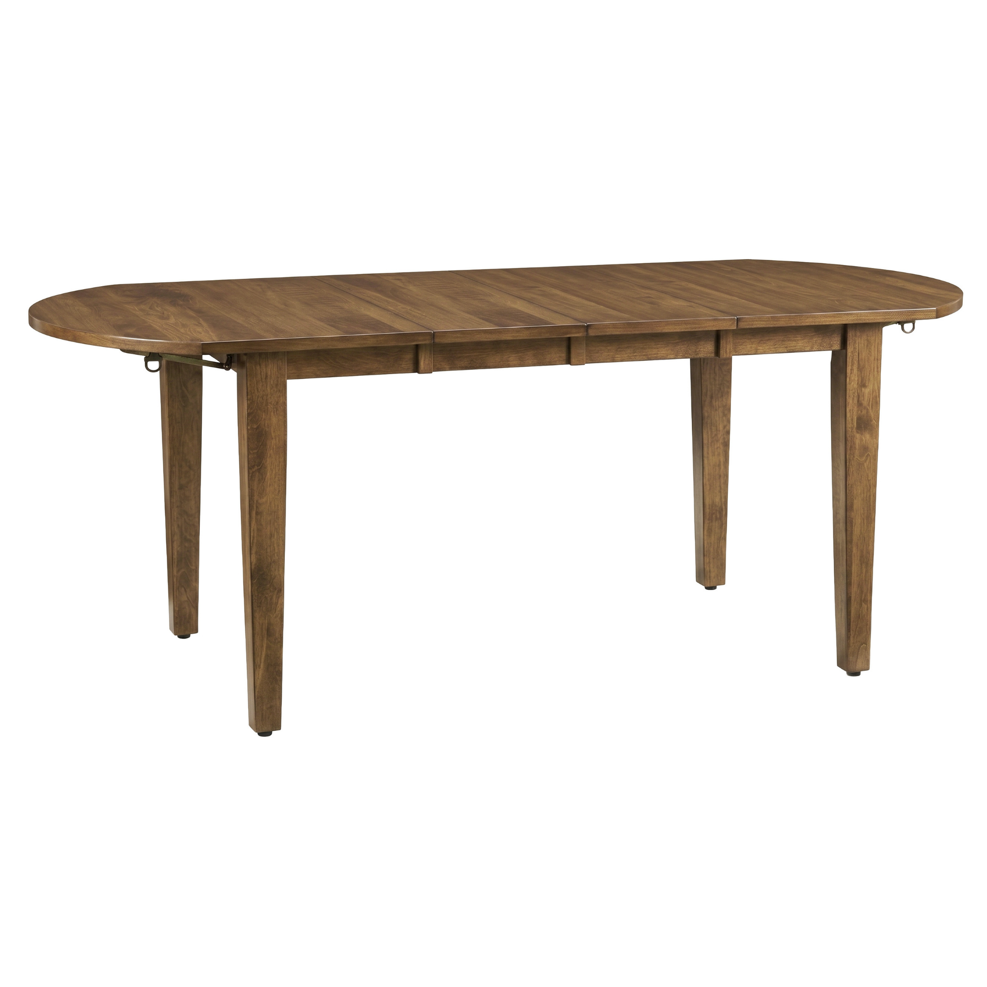 Hoosier Timbercraft Plainfield Brown Maple Oval Drop Leaf Table