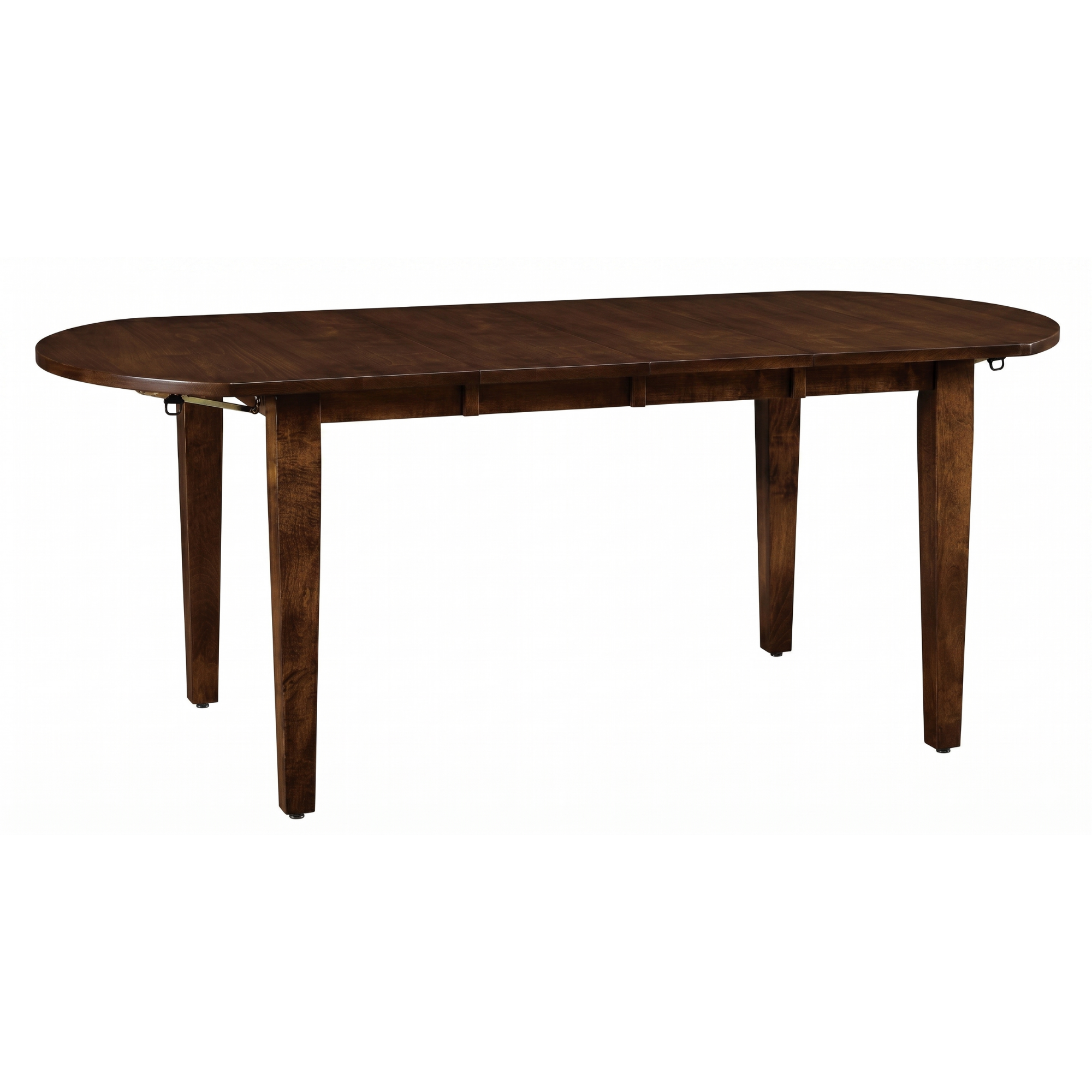 Hoosier Timbercraft Plainfield Brown Maple Oval Drop Leaf Table