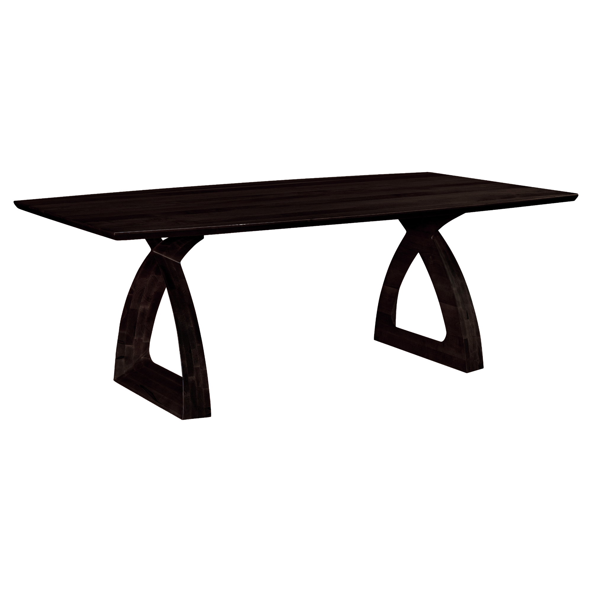 Hoosier Timbercraft Salem Brown Maple Trestle Table