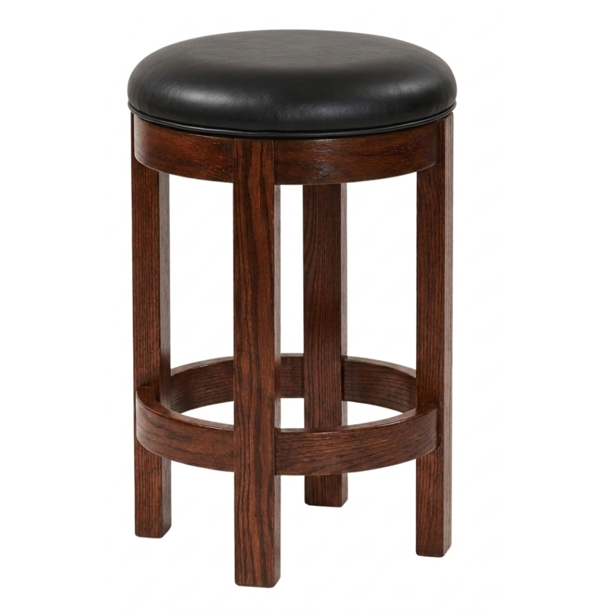 Hoosier Timbercraft Wayne Backless Maple Barstool