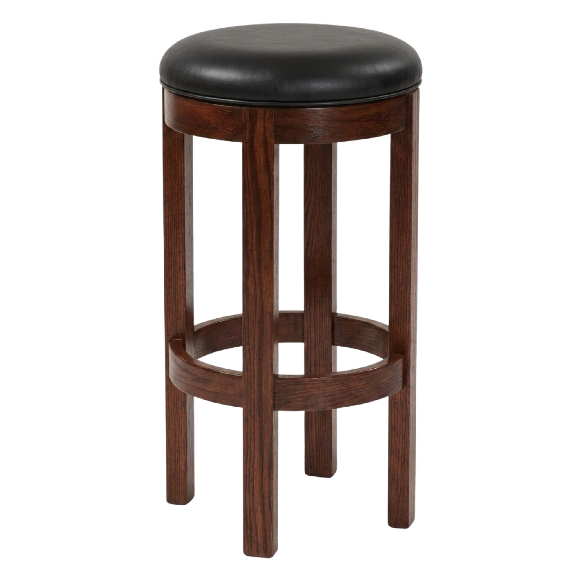 Hoosier Timbercraft Wayne Backless Maple Barstool