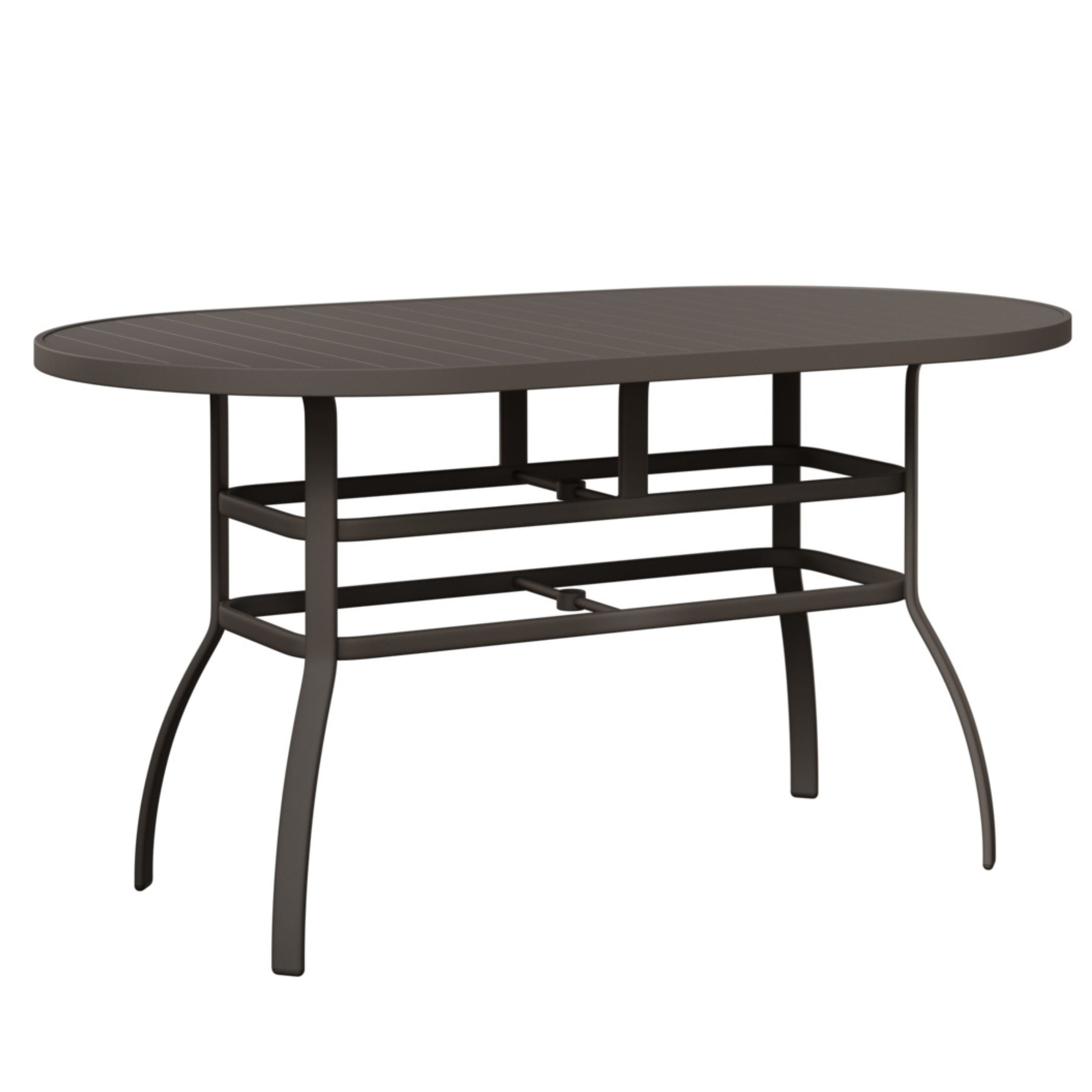 Berlin Gardens Murphy 76″ Aluminum Oblong Bar Table