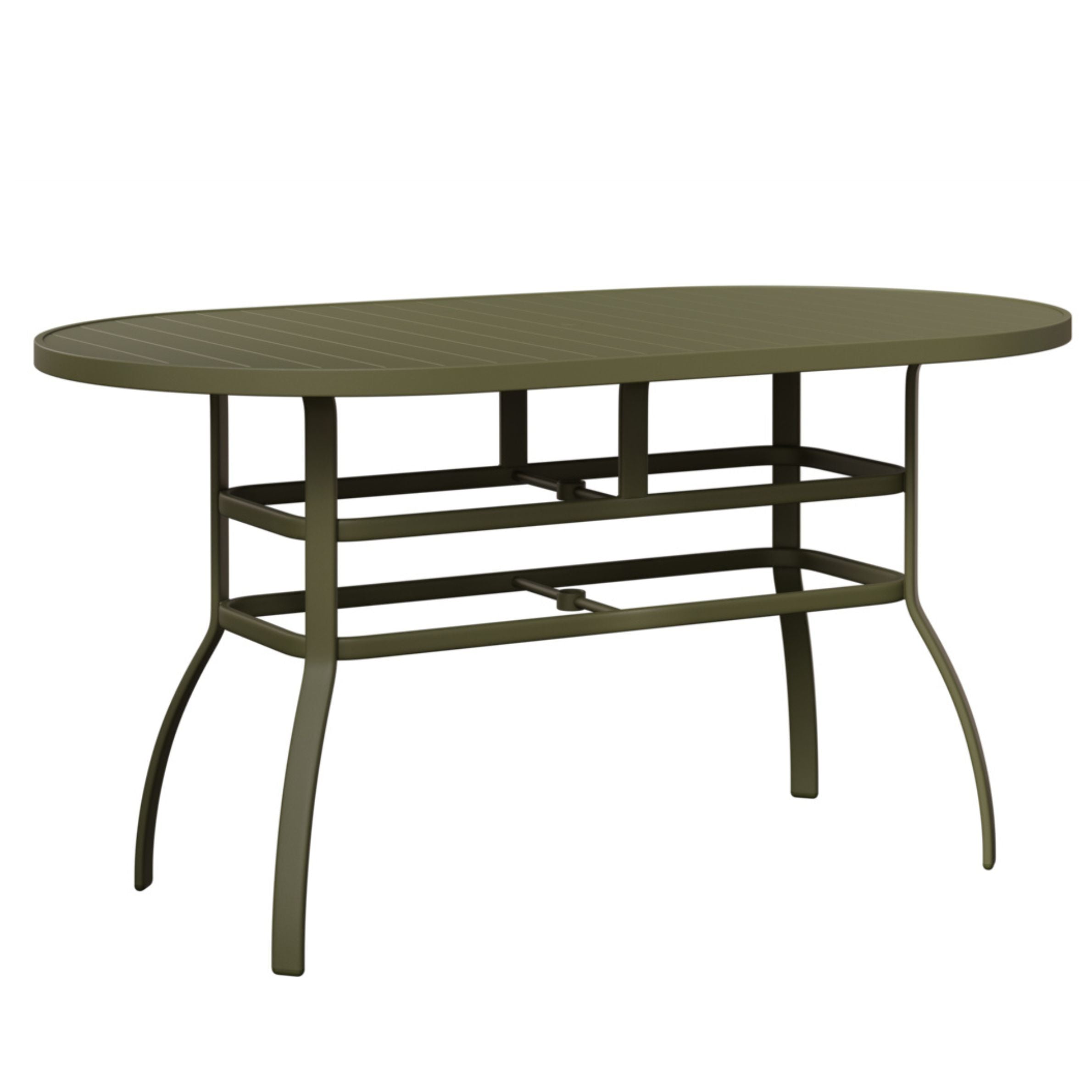 Berlin Gardens Murphy 76″ Aluminum Oblong Bar Table