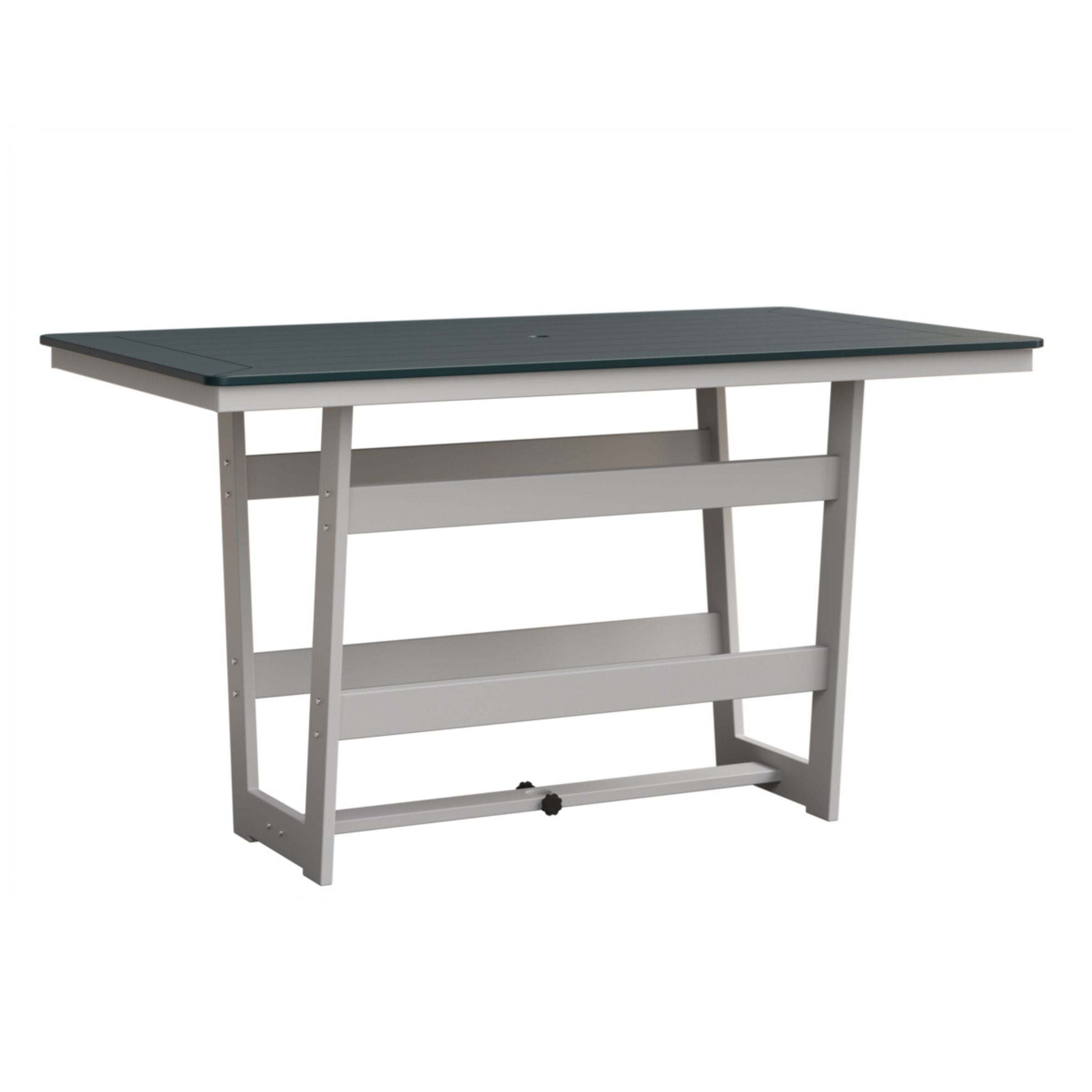 Berlin Gardens Hudson 70″ Outdoor Poly Lumber Rectangular Bar Table