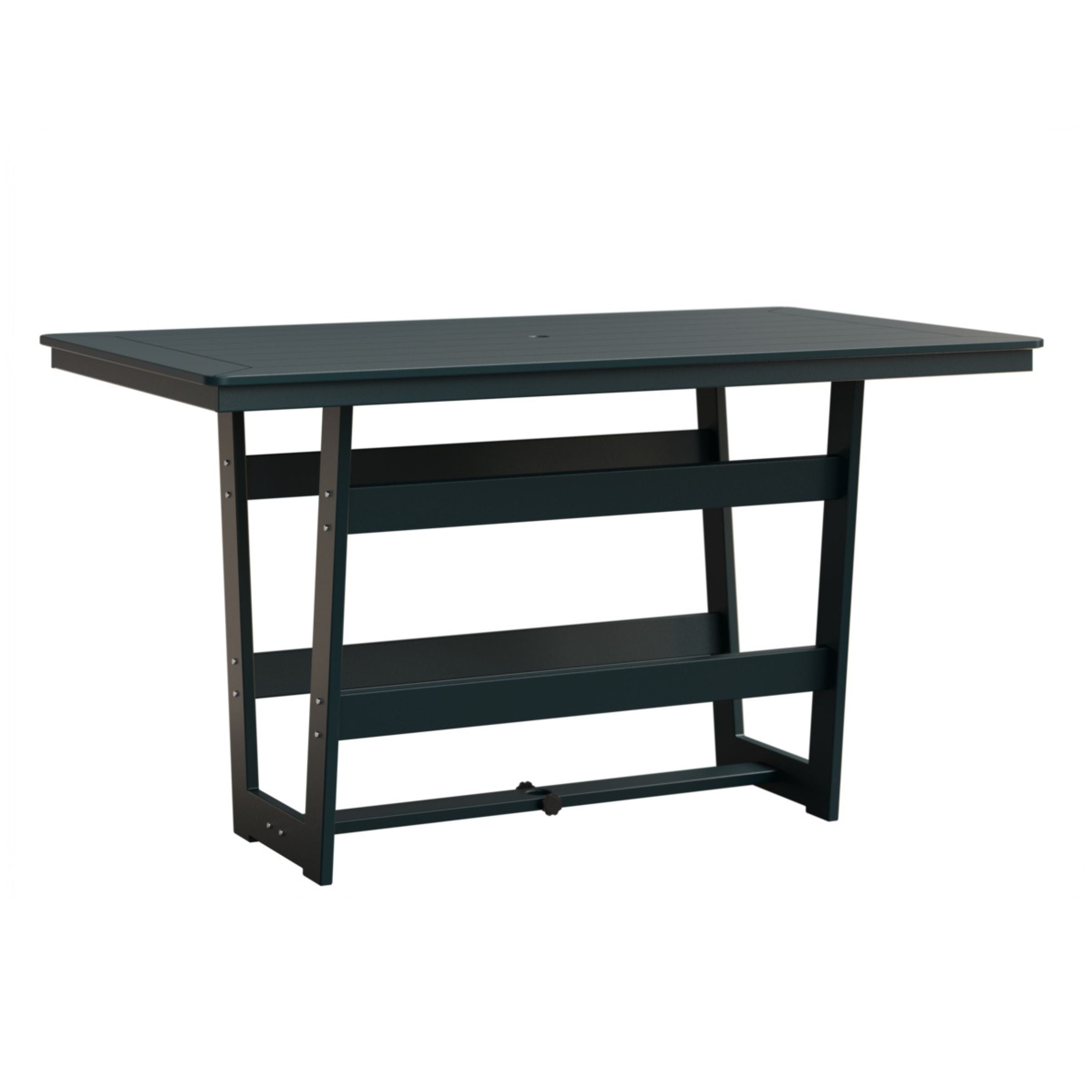 Berlin Gardens Hudson 70″ Outdoor Poly Lumber Rectangular Bar Table