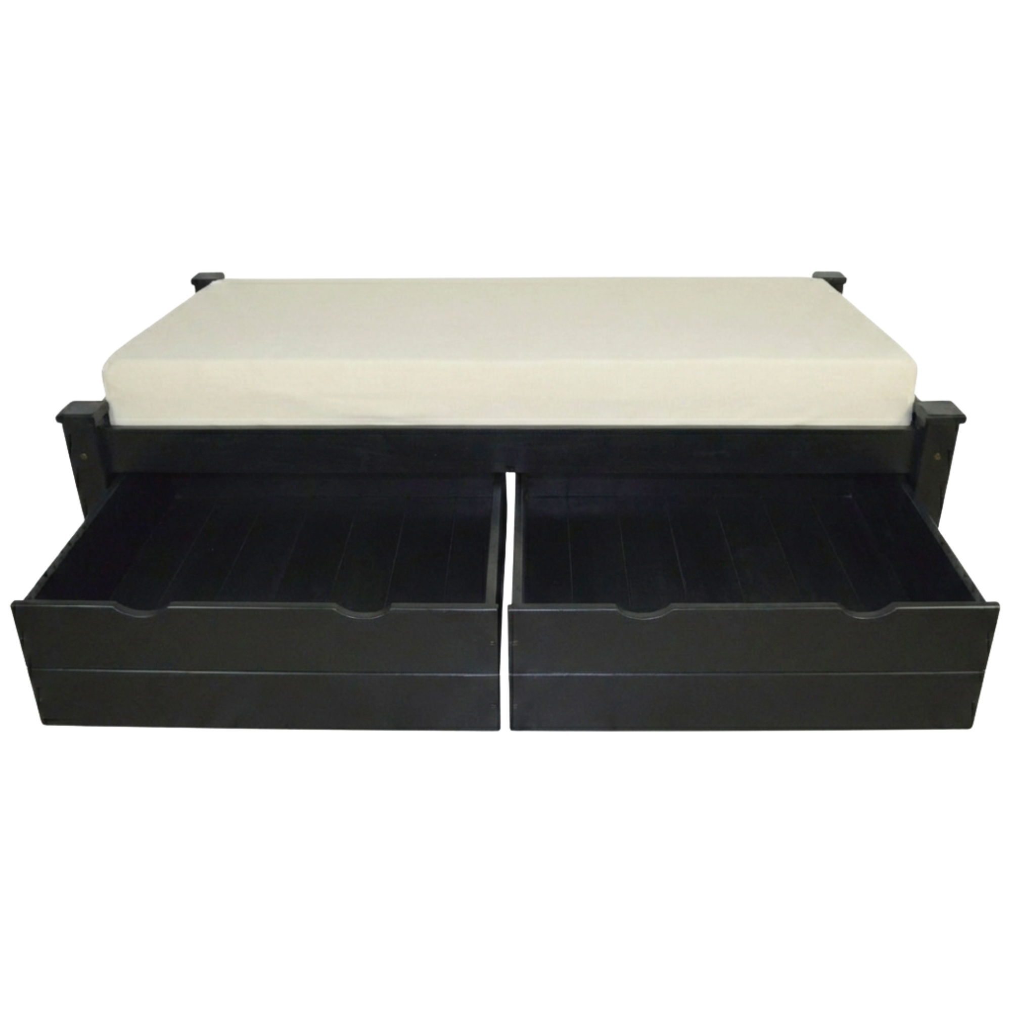 Versaloft Homestead Amish Made Bed Frame with 2-Piece Drawers