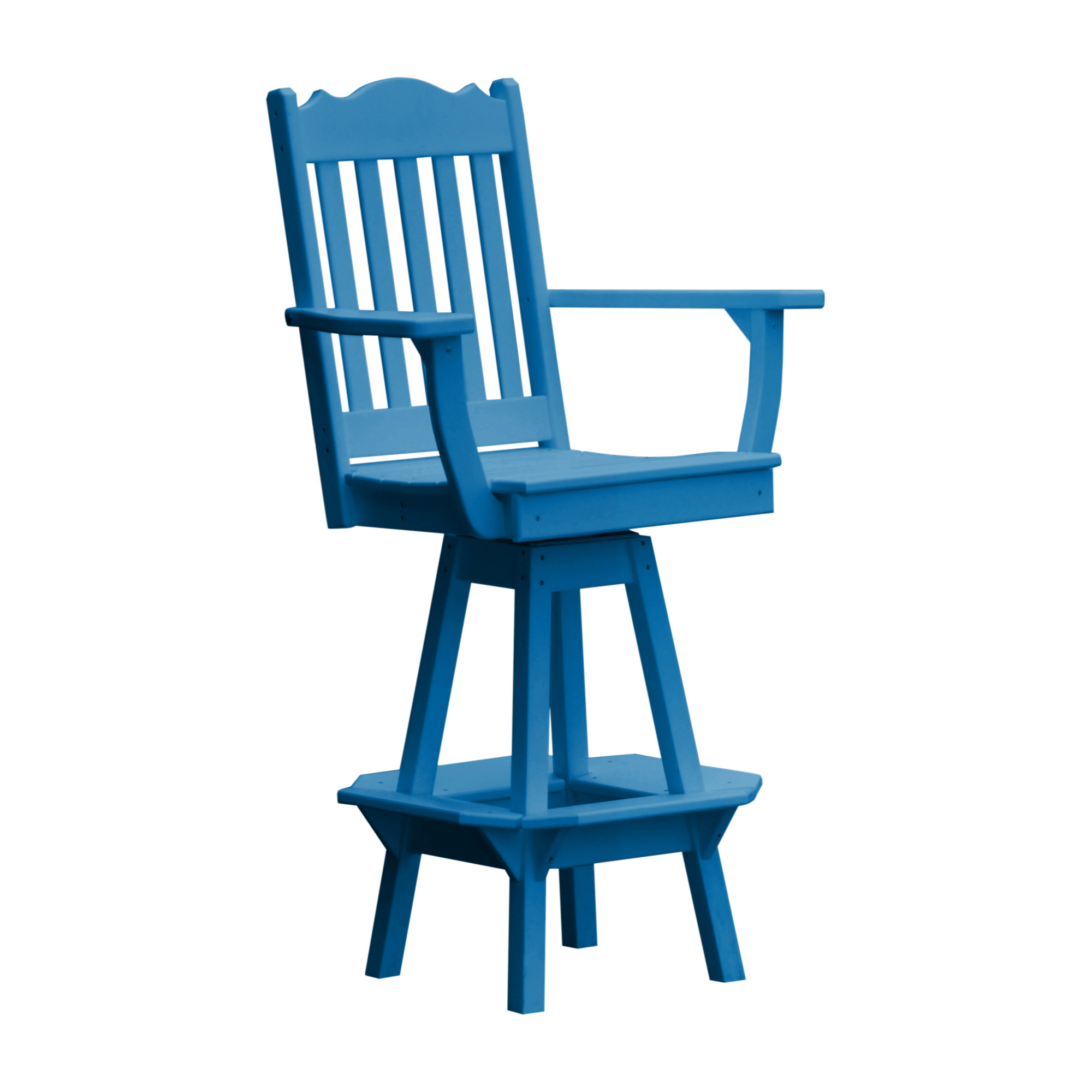 Keystone Amish Co. Royal Poly Swivel Bar Chair