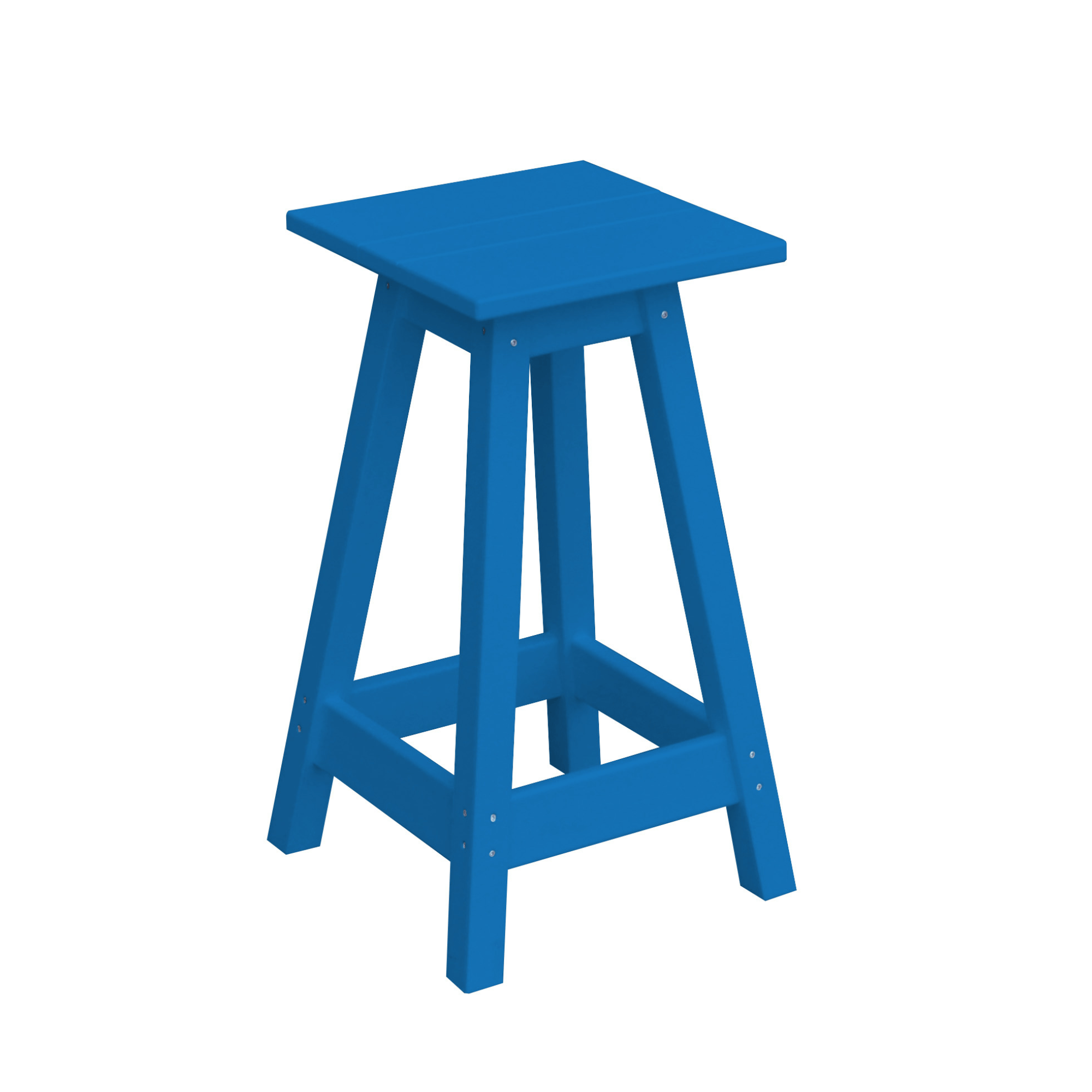 Keystone Amish Co. Square Poly Outdoor Counter Stool