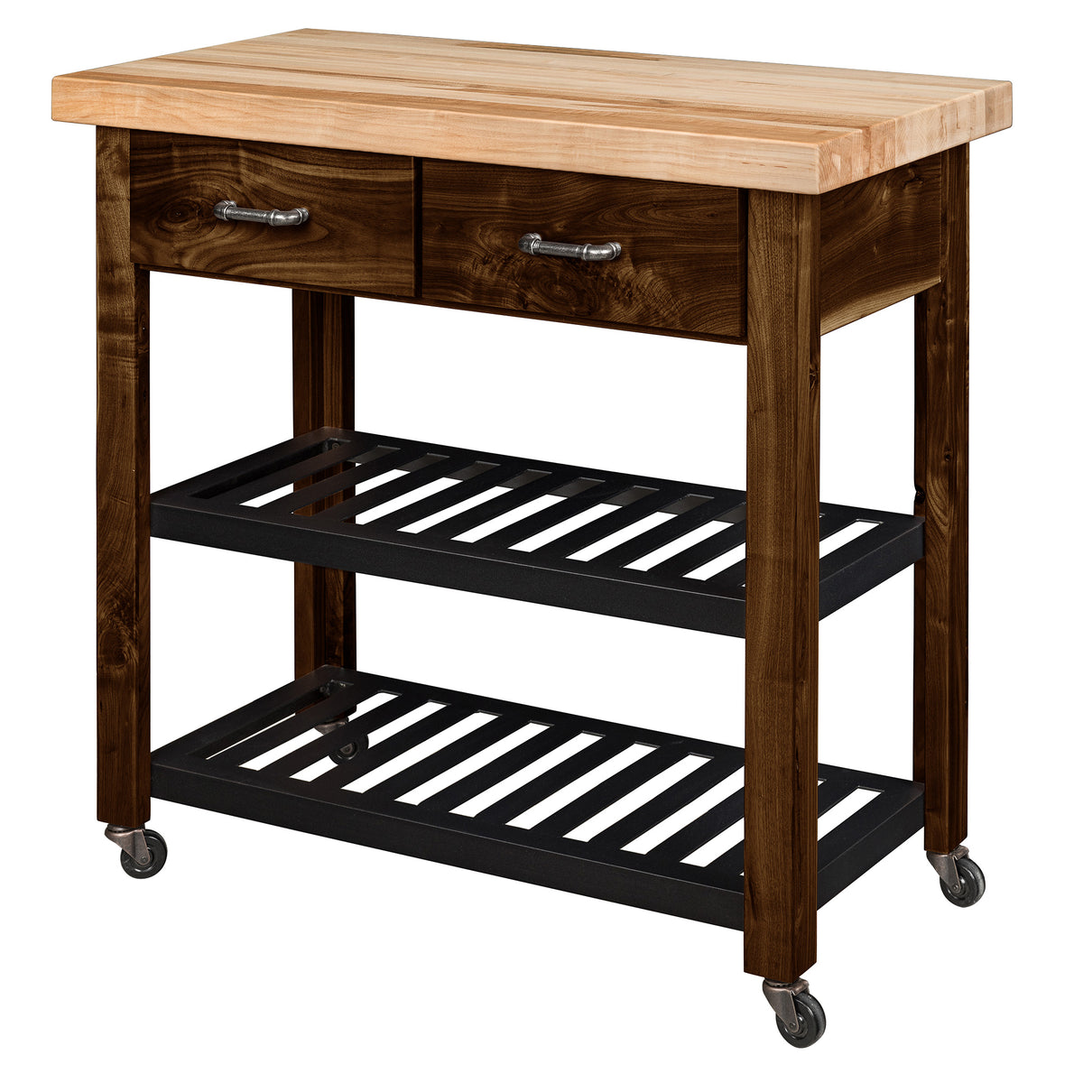 Hoosier Timbercraft Braxton Red Oak Kitchen Island