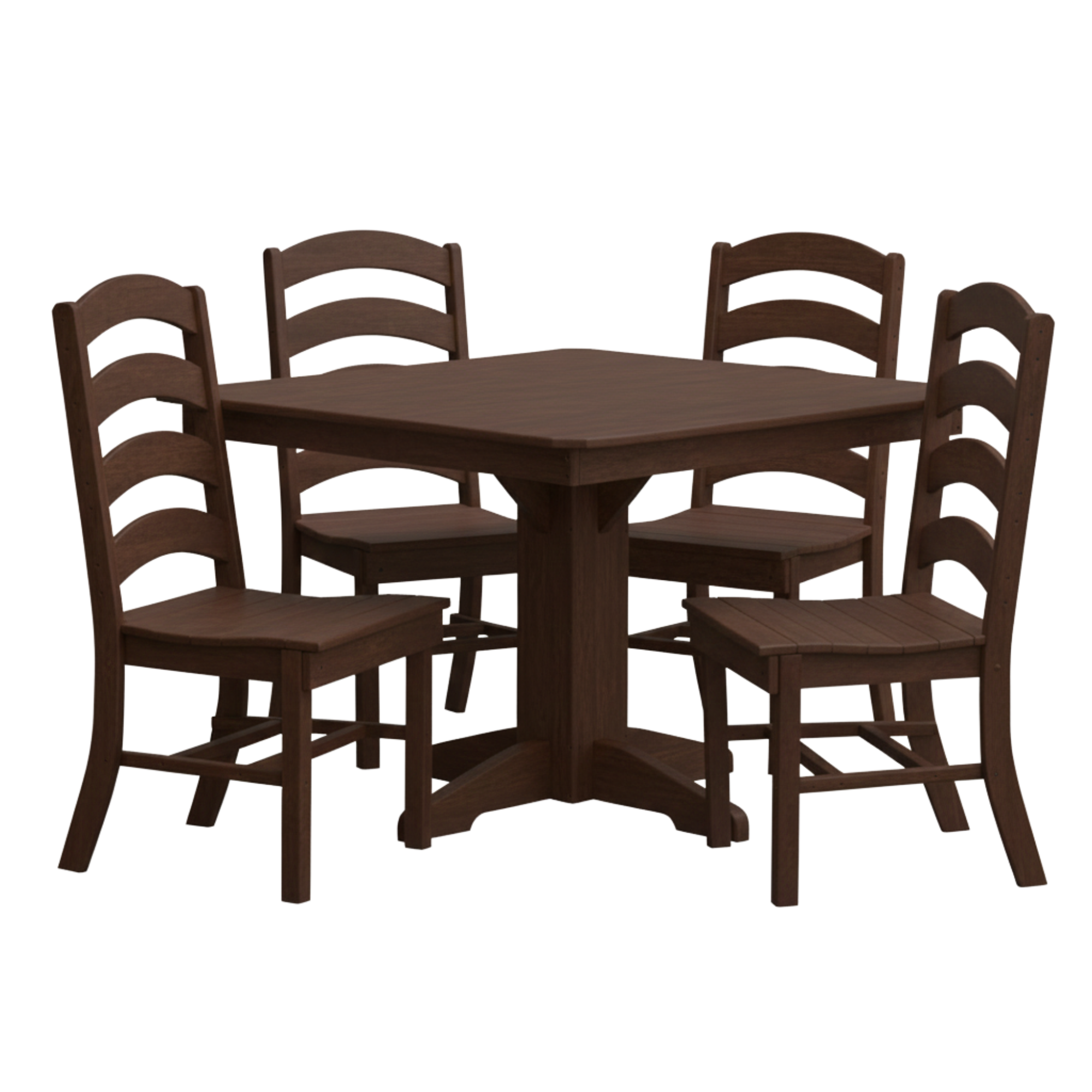 Keystone Amish Co. Josie 5-Piece Square Poly Outdoor Dining Set