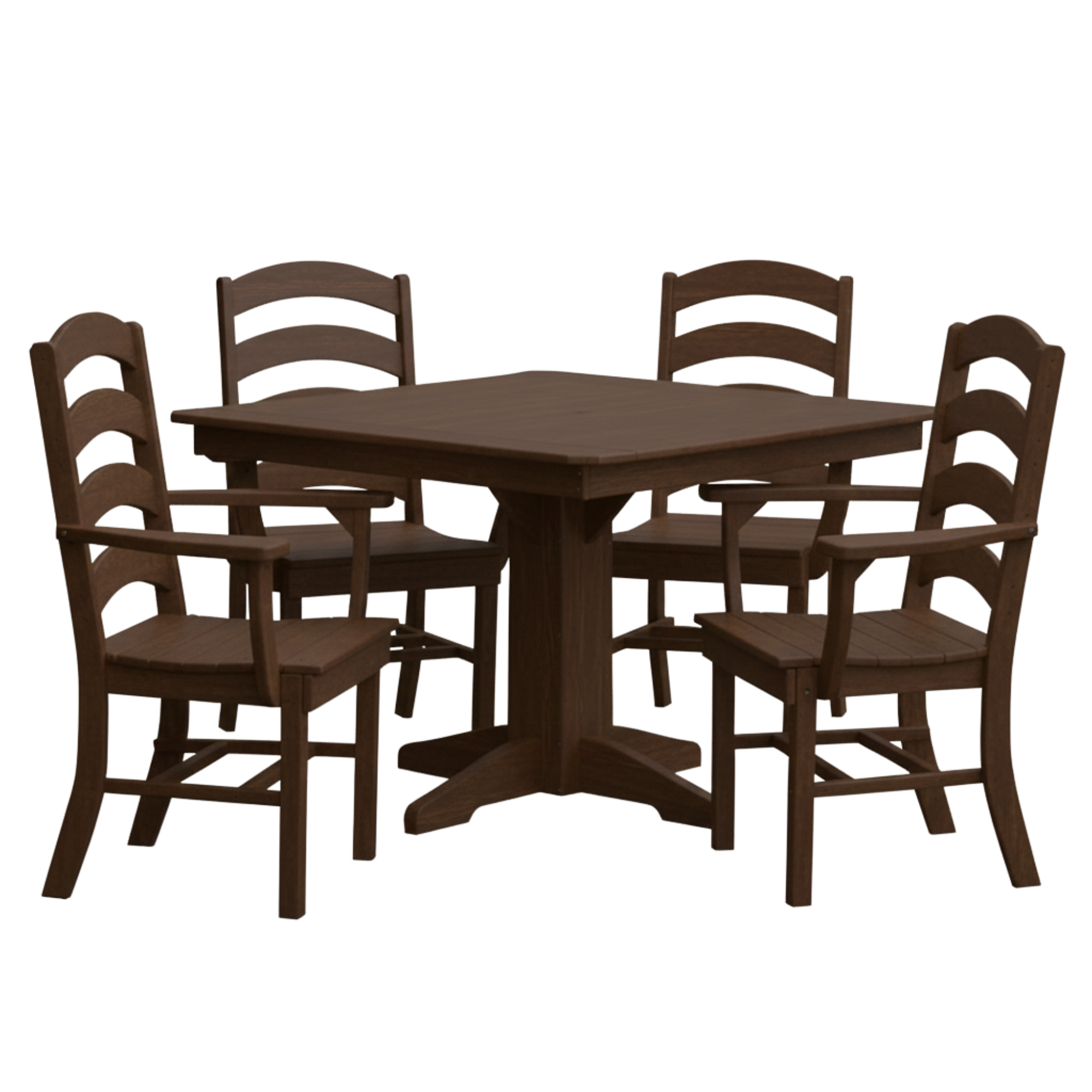Keystone Amish Co. Josie 5-Piece Square Poly Outdoor Dining Set