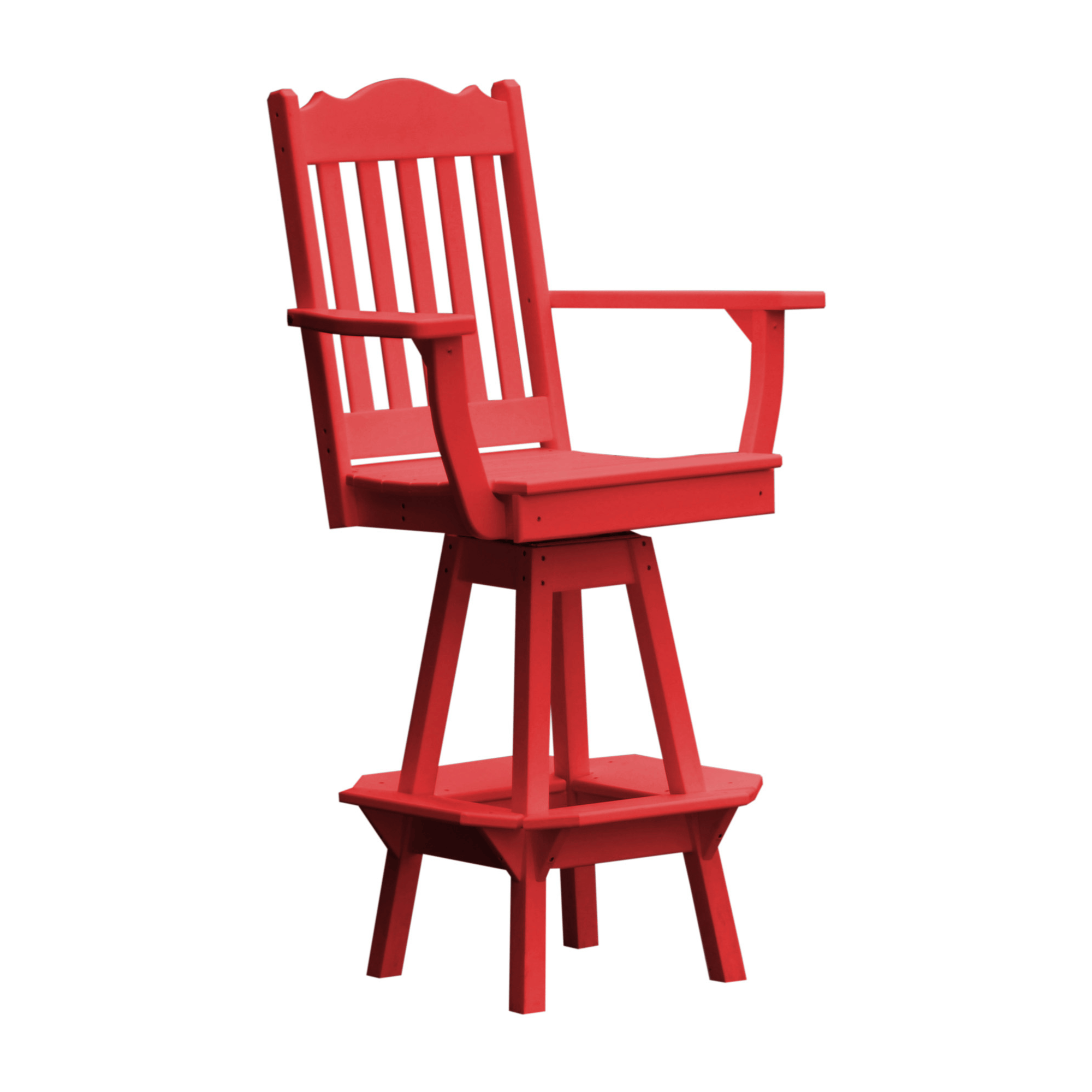 Keystone Amish Co. Royal Poly Swivel Bar Chair
