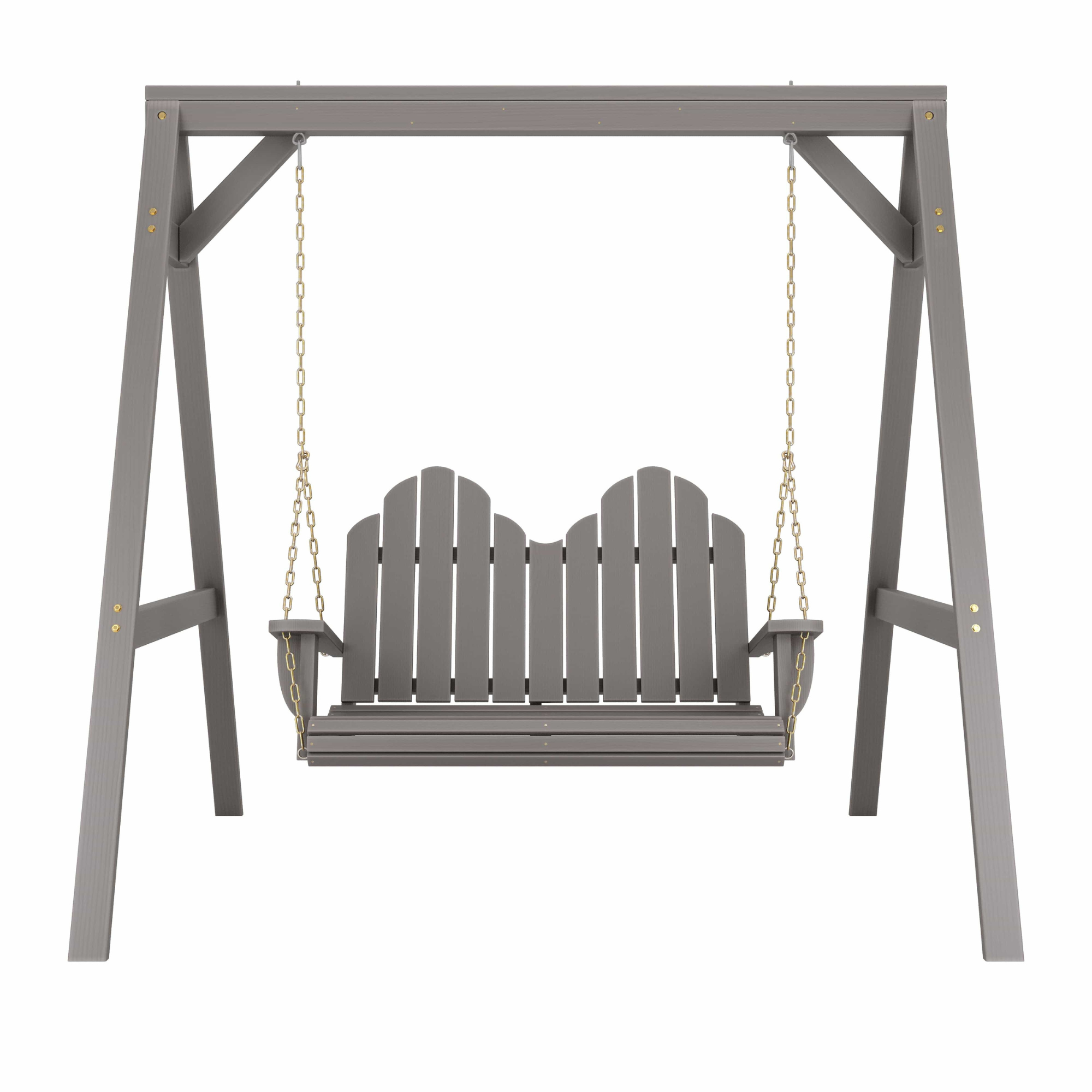 Amish Casual Adirondack Heavy Duty Swing with A-Frame Stand