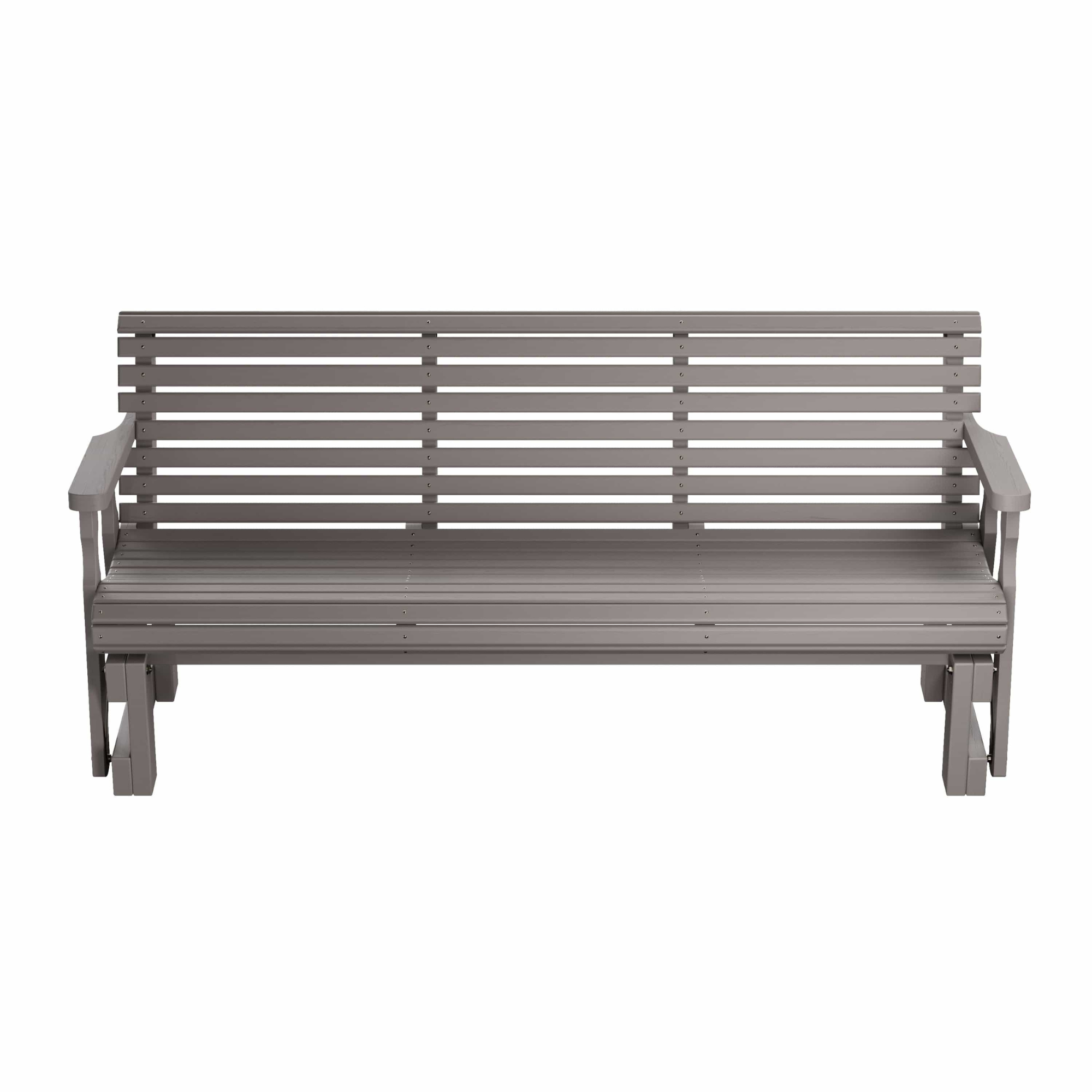 Amish Casual Heavy Duty Roll Back 6 Foot Treated Porch Glider