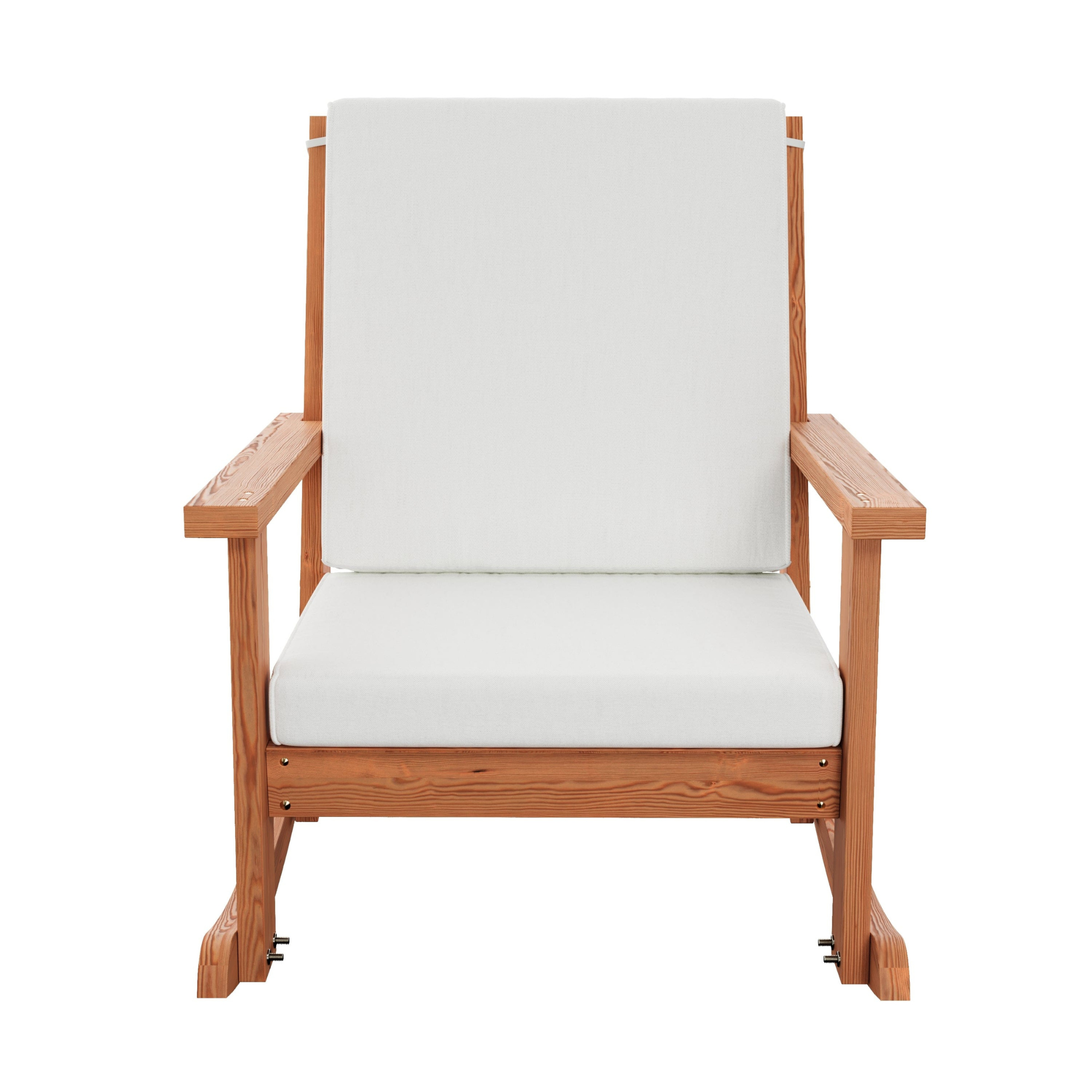 Amish Casual Deep Seated Rocking Chair with Cushion