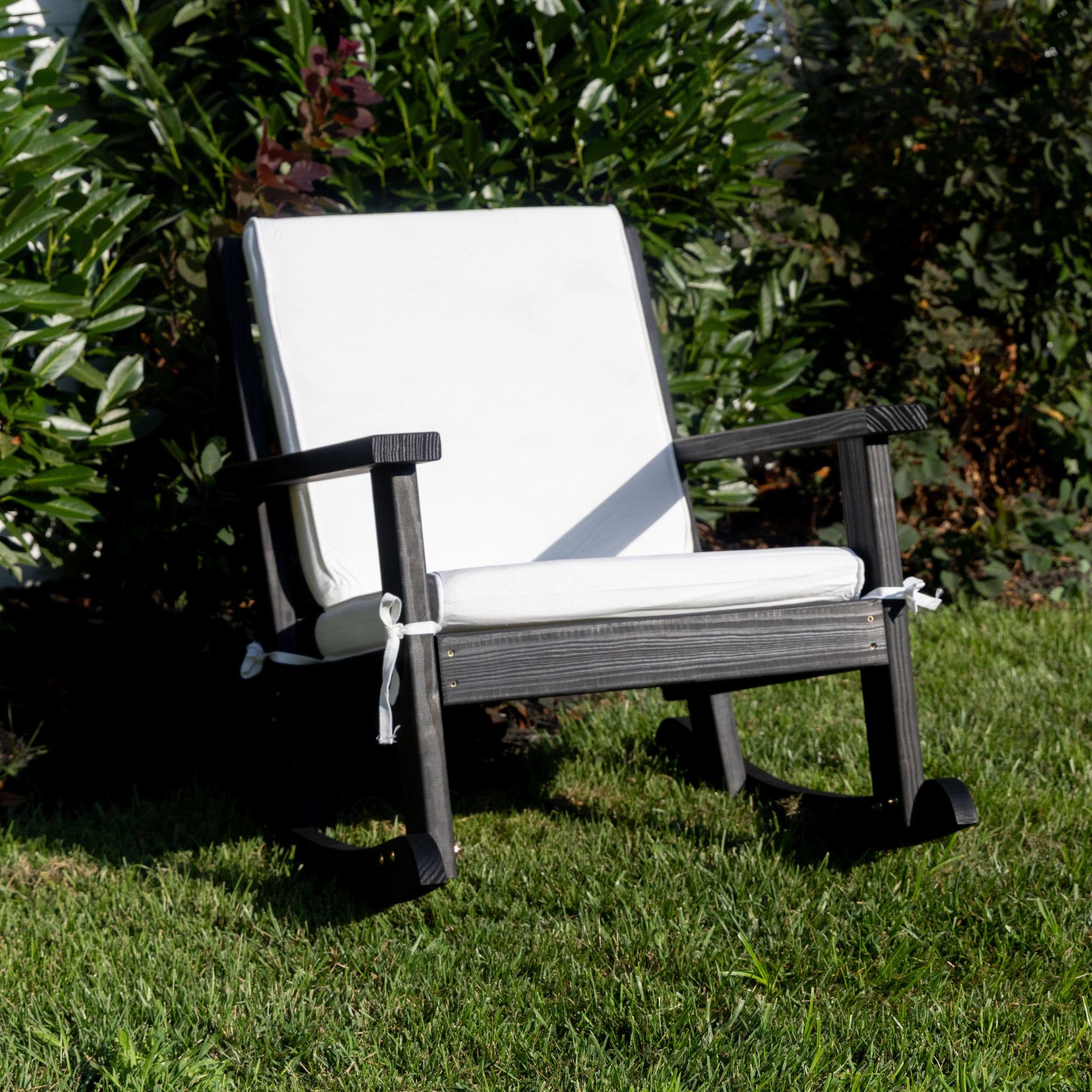 Amish Casual Deep Seated Rocking Chair with Cushion
