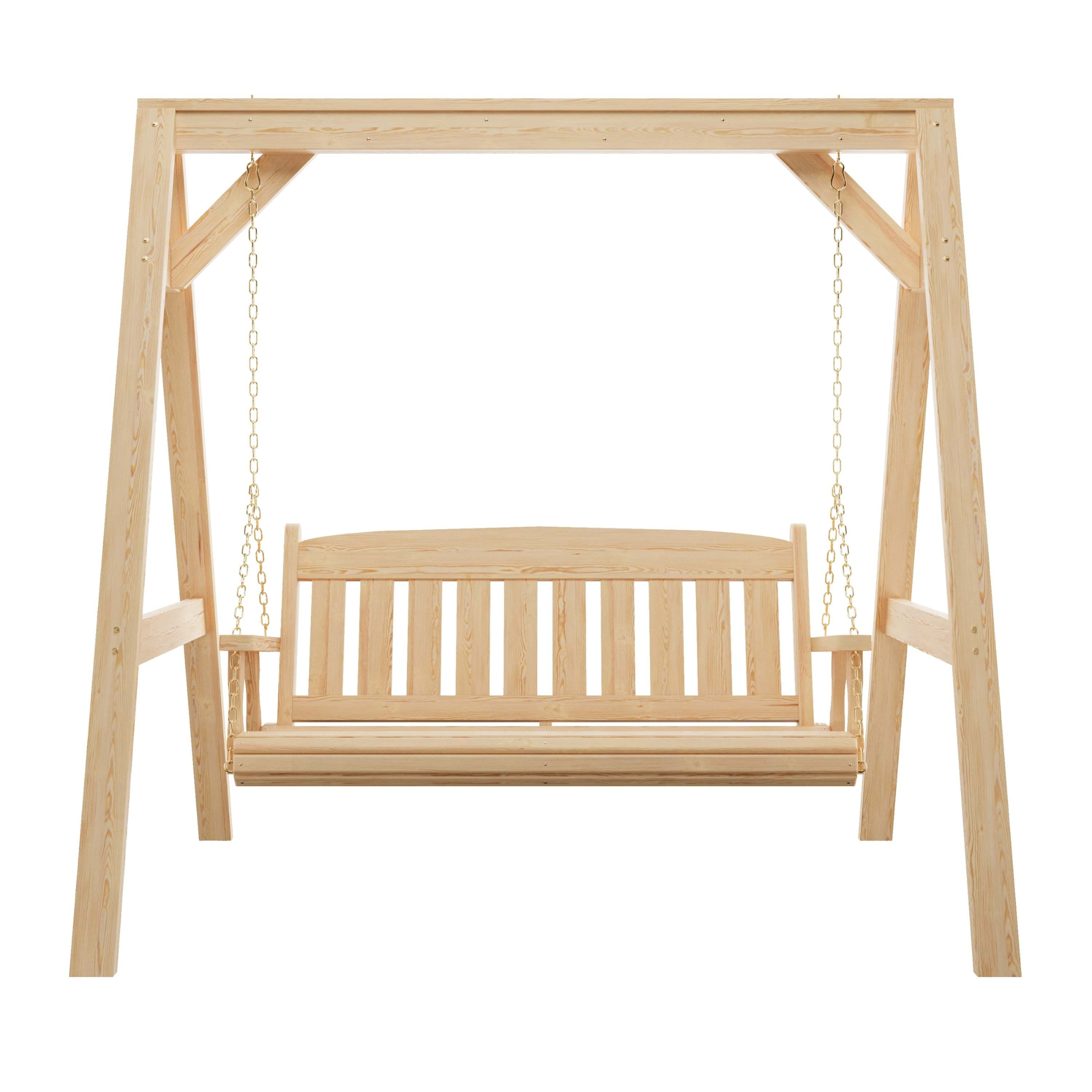 Amish Casual Heavy Duty Mission Swing with A-Frame Stand