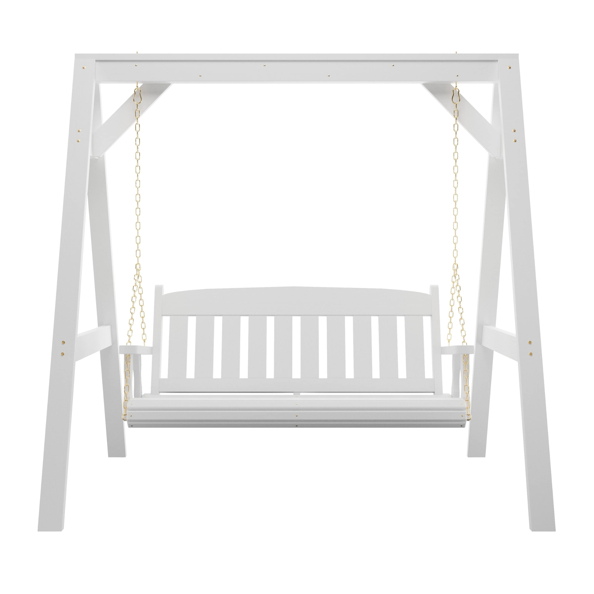Amish Casual Heavy Duty Mission Swing with A-Frame Stand