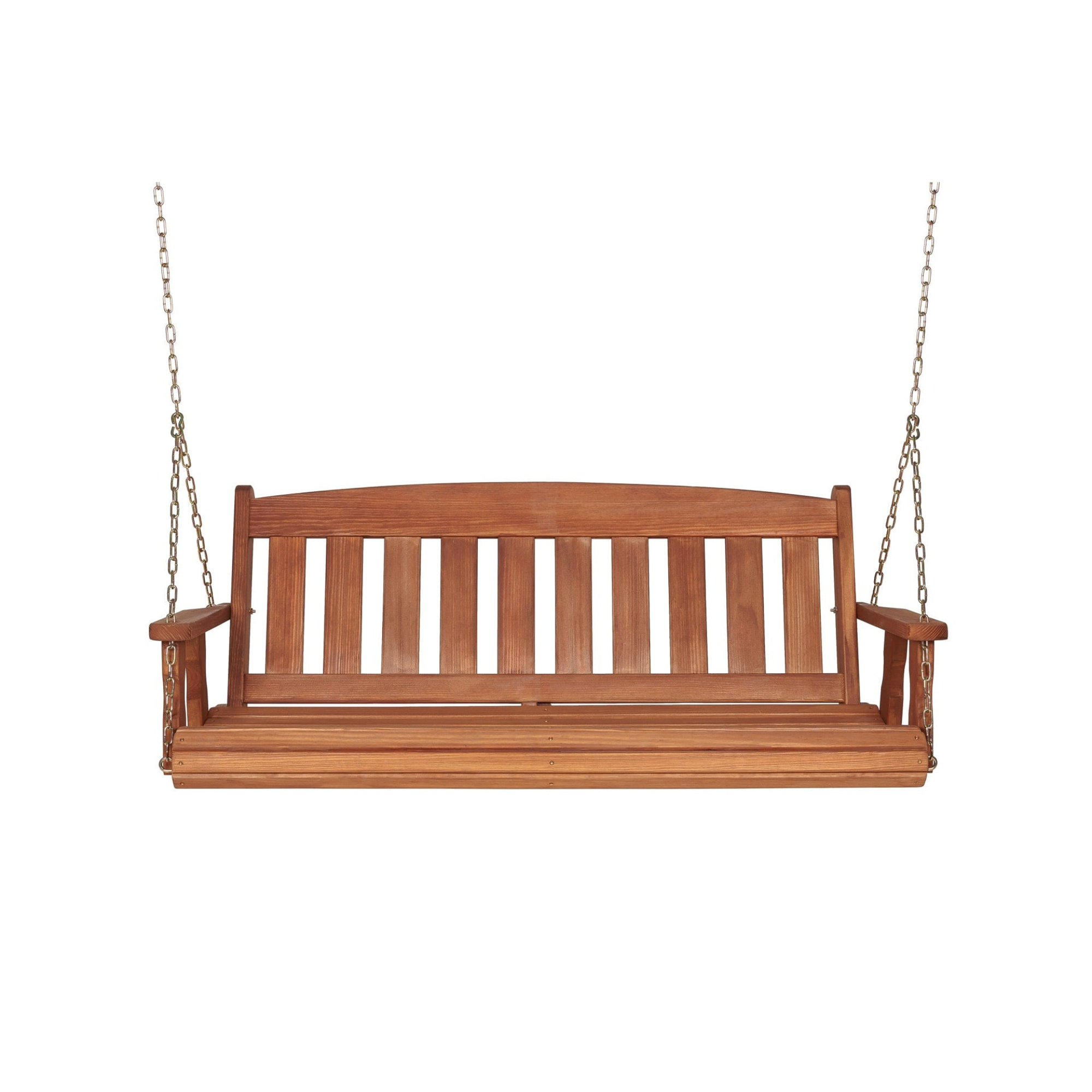 Amish Casual 5 Foot Cedar Stain Mission Porch Swing with Clearcoat