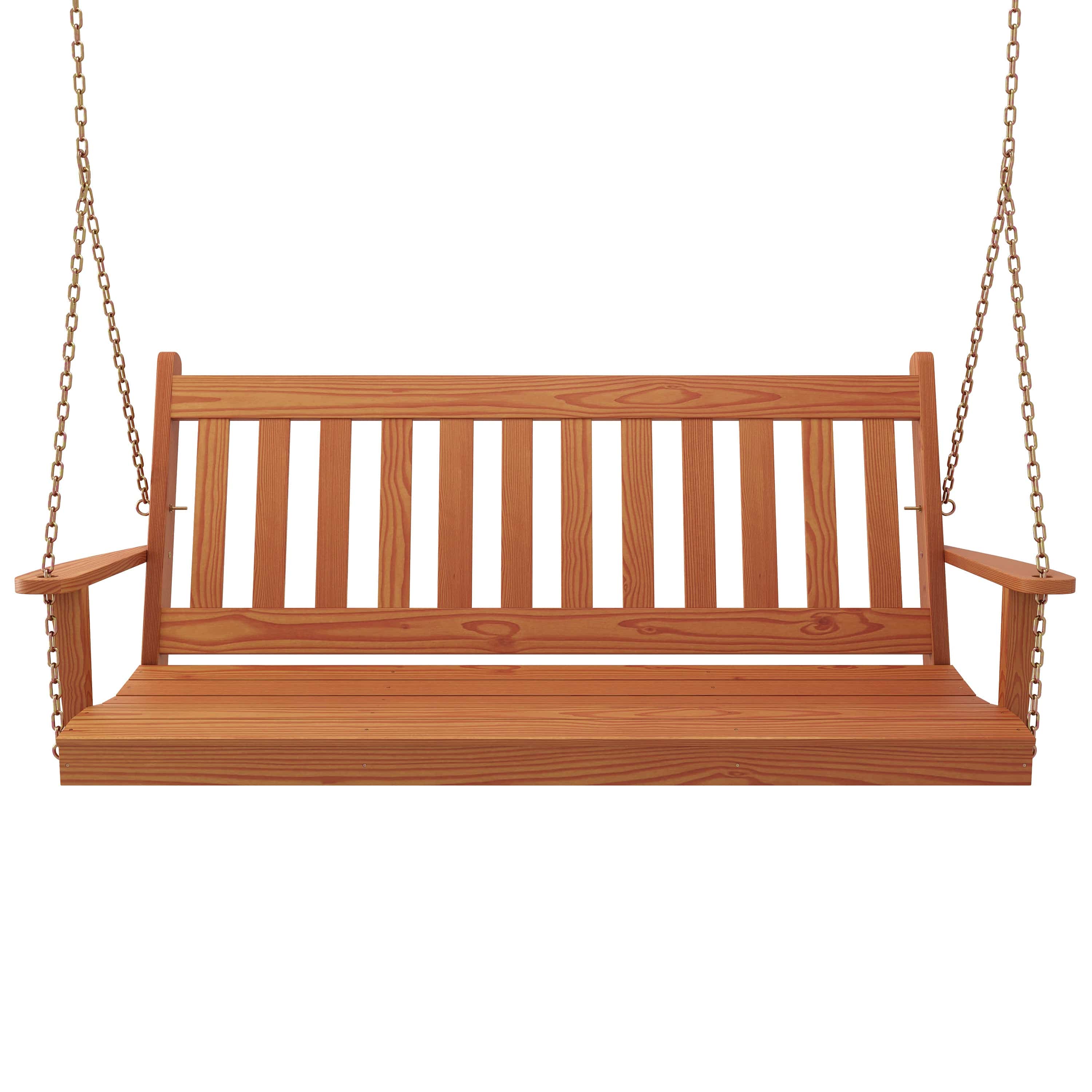 Keystone Amish Co. 6 Foot Franklin Porch Swing, Cedar Stain
