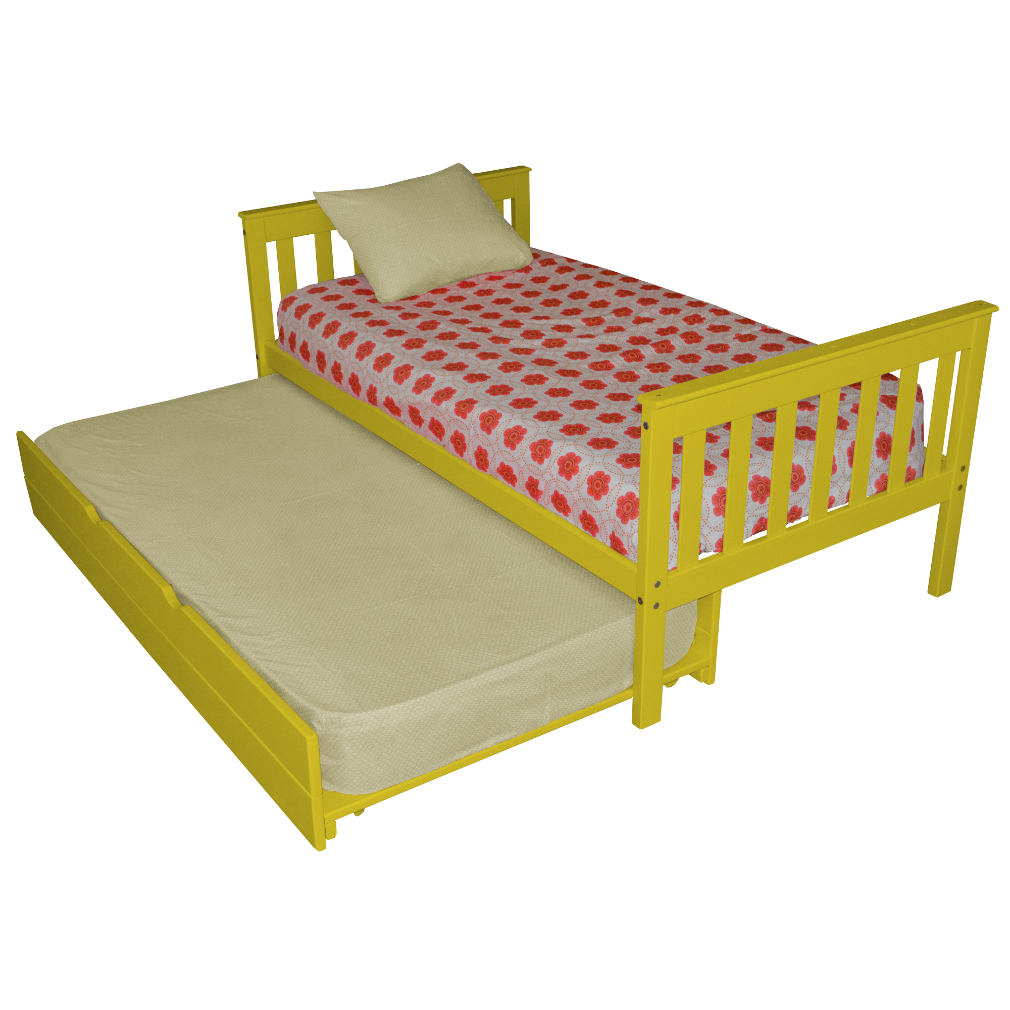 Versaloft Mission Amish Made Bed Frame with Trundle Unit