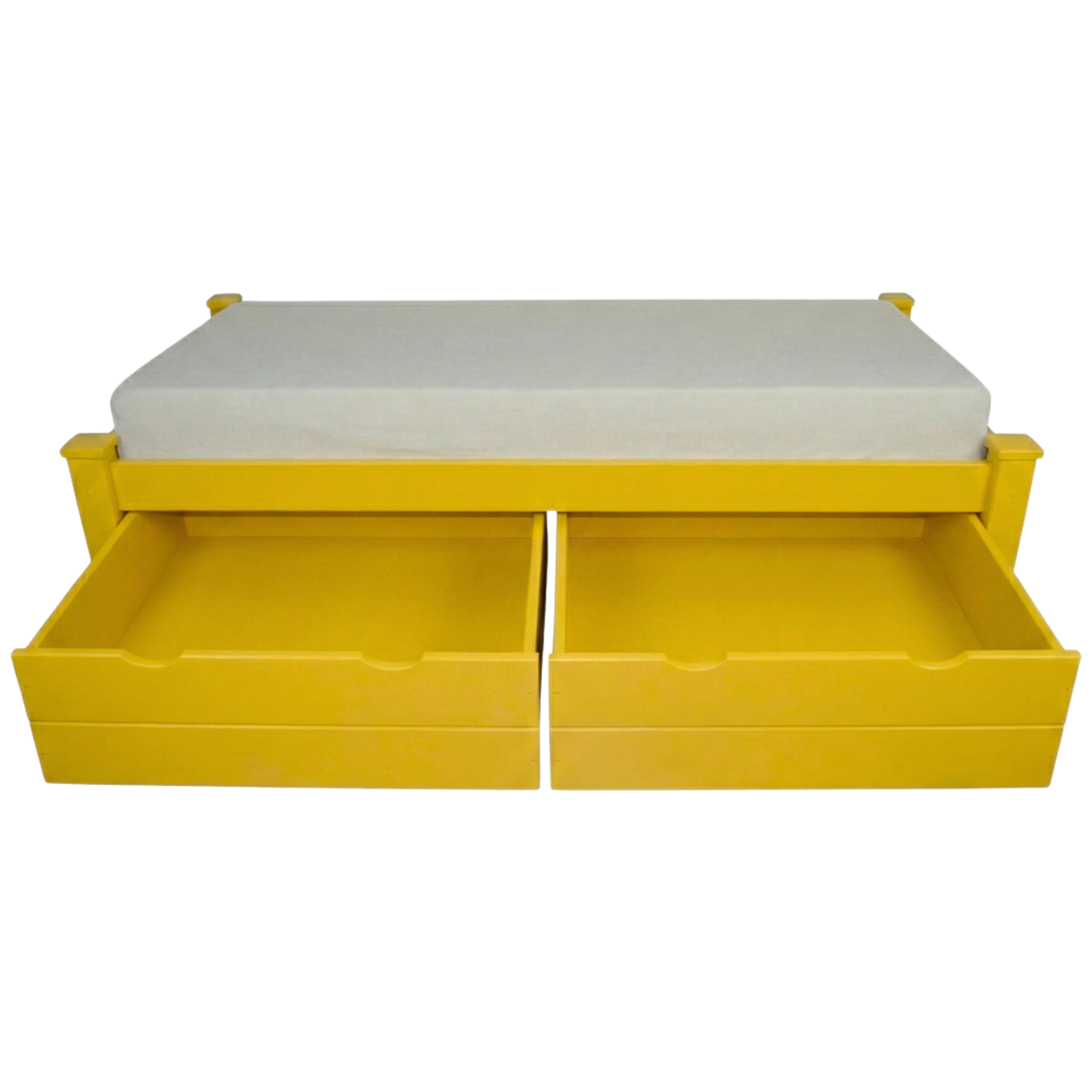 Versaloft Homestead Amish Made Bed Frame with 2-Piece Drawers