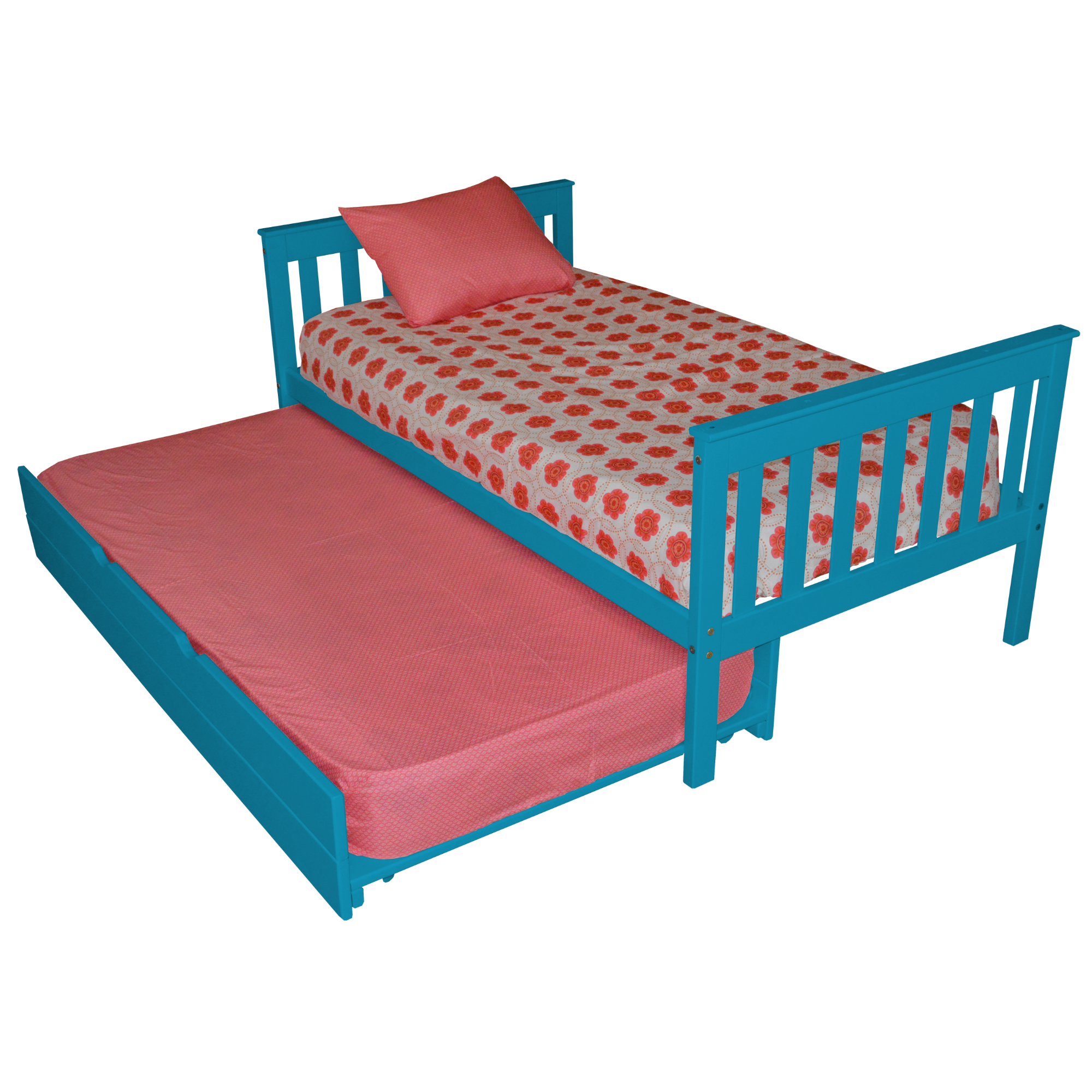 Versaloft Mission Amish Made Bed Frame with Trundle Unit