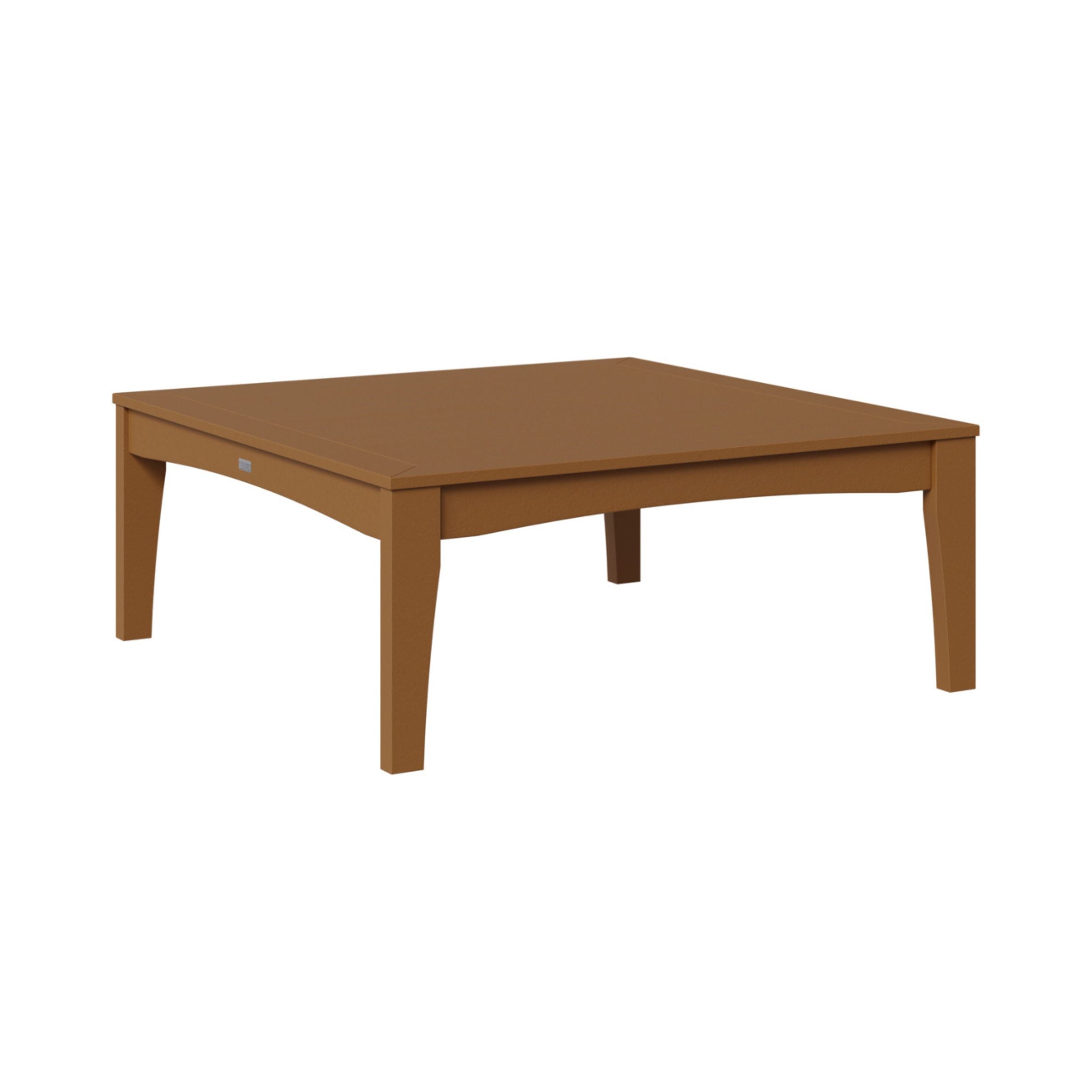 Berlin Gardens Classic Terrace Outdoor Poly Lumber Square Coffee Table
