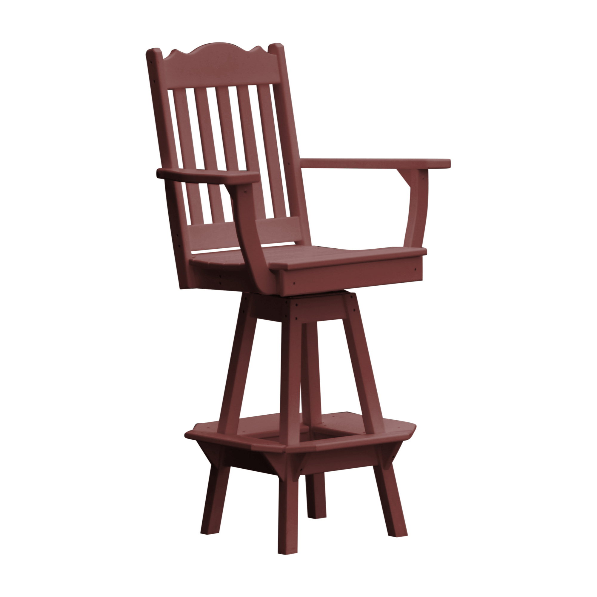 Keystone Amish Co. Royal Poly Swivel Bar Chair