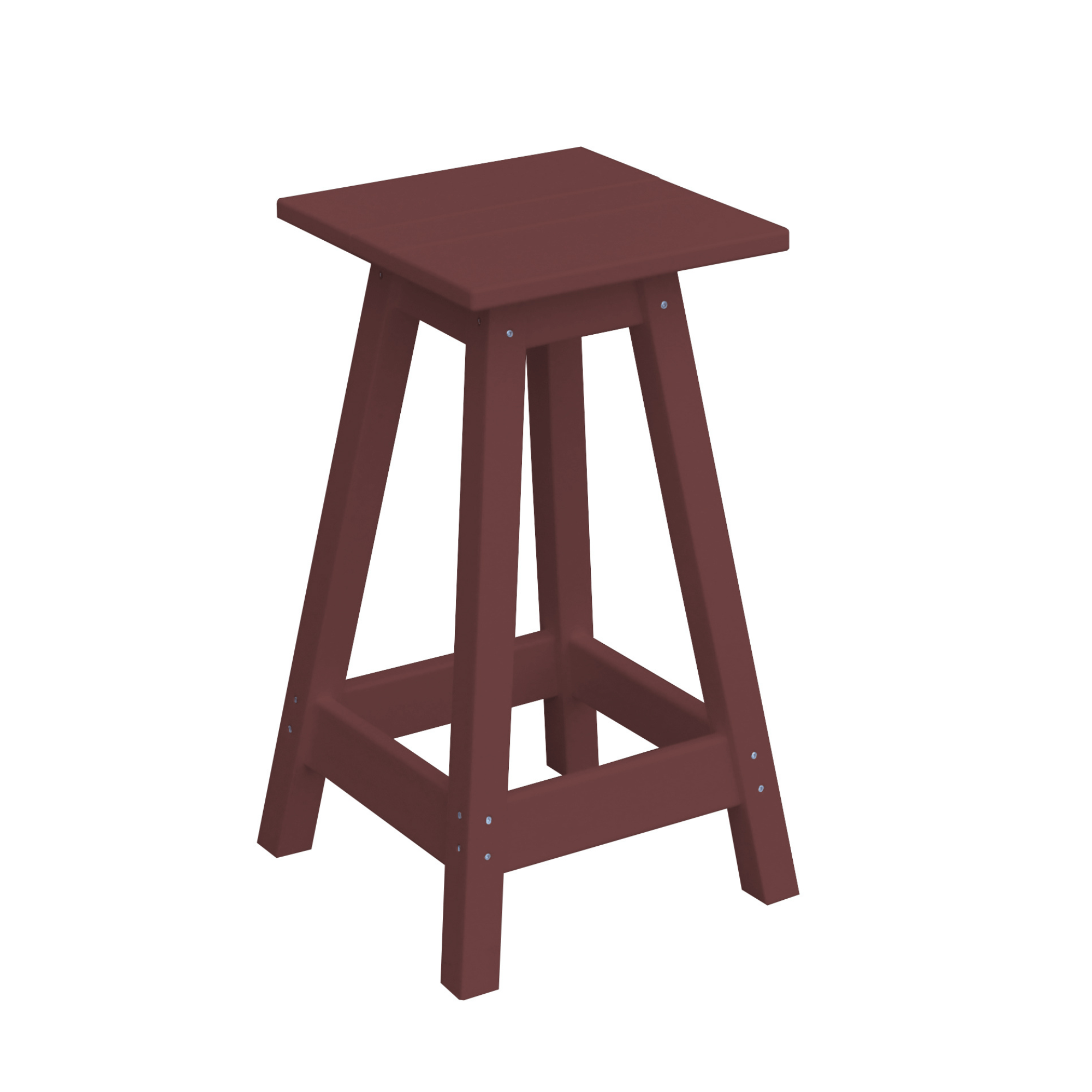 Keystone Amish Co. Square Poly Outdoor Counter Stool