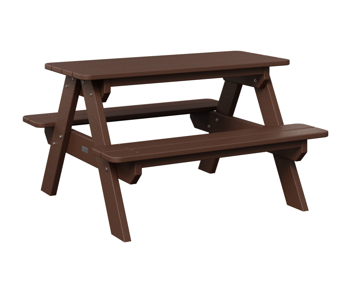Berlin Gardens Kids Poly Lumber Rectangular Picnic Table