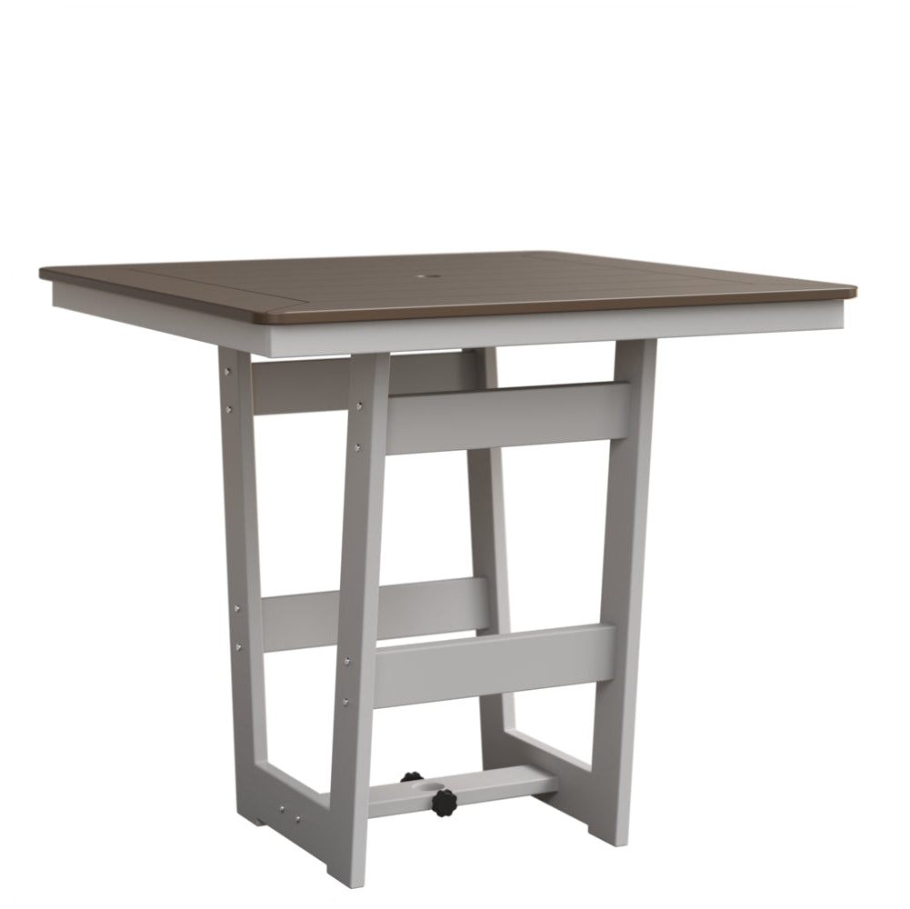 Berlin Gardens Hudson 40″ Outdoor Poly Lumber Square Bar Table