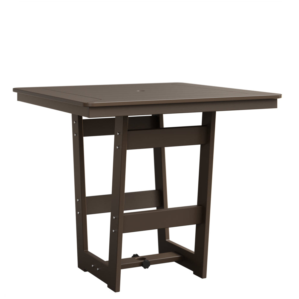 Berlin Gardens Hudson 40″ Outdoor Poly Lumber Square Bar Table