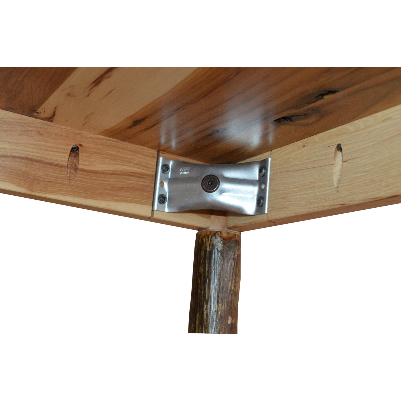 Keystone Amish Co. Hickory Solid Wood Coffee Table with Shelf