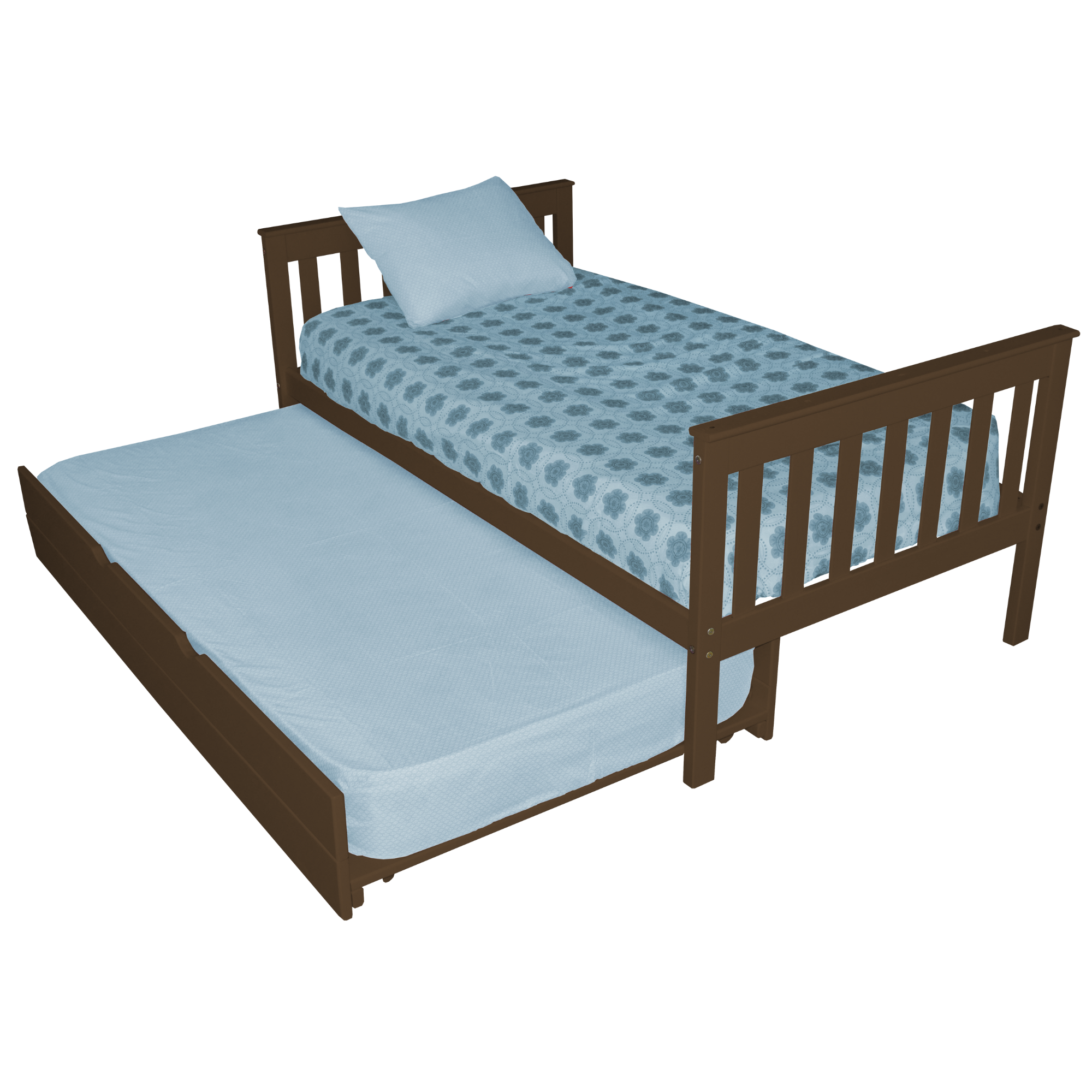 Versaloft Mission Amish Made Bed Frame with Trundle Unit