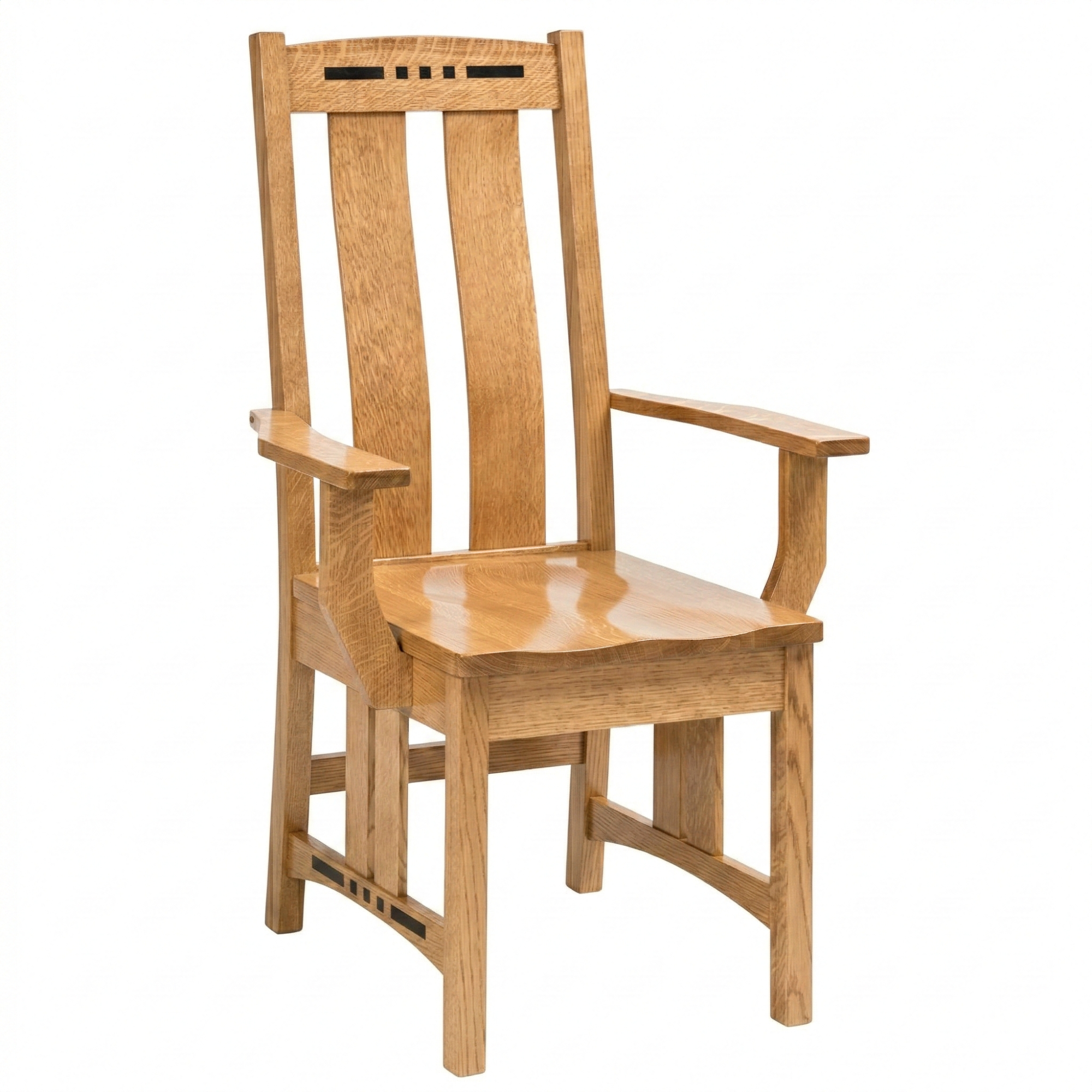 Hoosier Timbercraft Georgetown Oak Arm Dining Chair