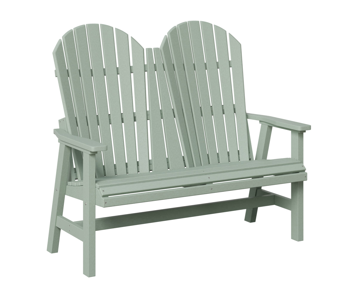 Berlin Gardens Comfo Back Outdoor Poly Lumber Loveseat