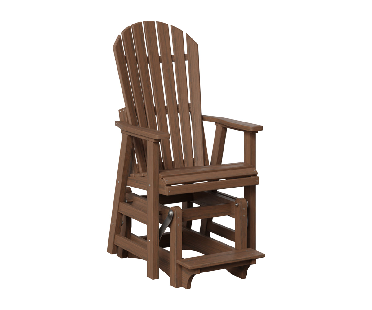 Berlin Gardens Comfo Back Outoor Poly Lumber Single Counter Glider