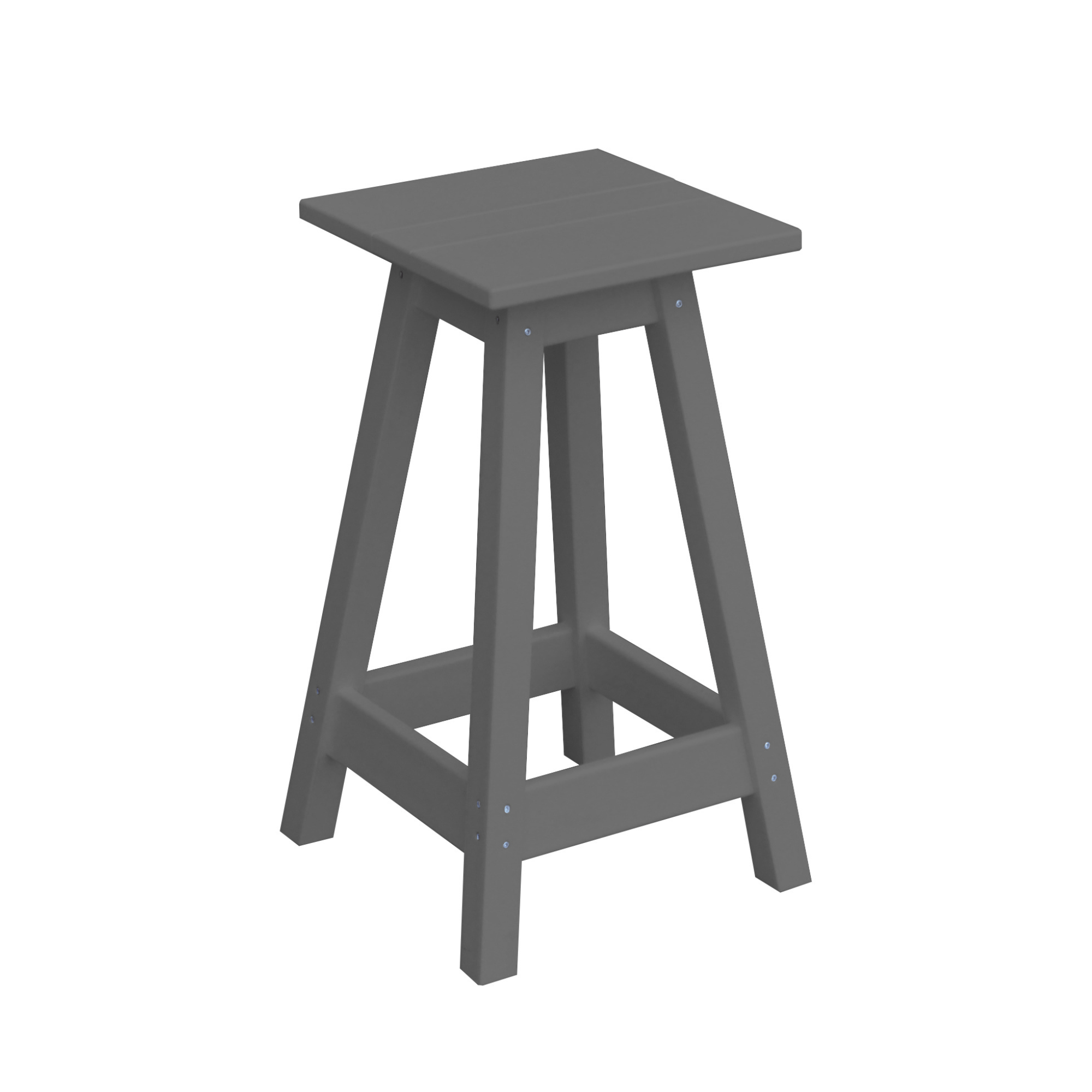 Keystone Amish Co. Square Poly Outdoor Counter Stool