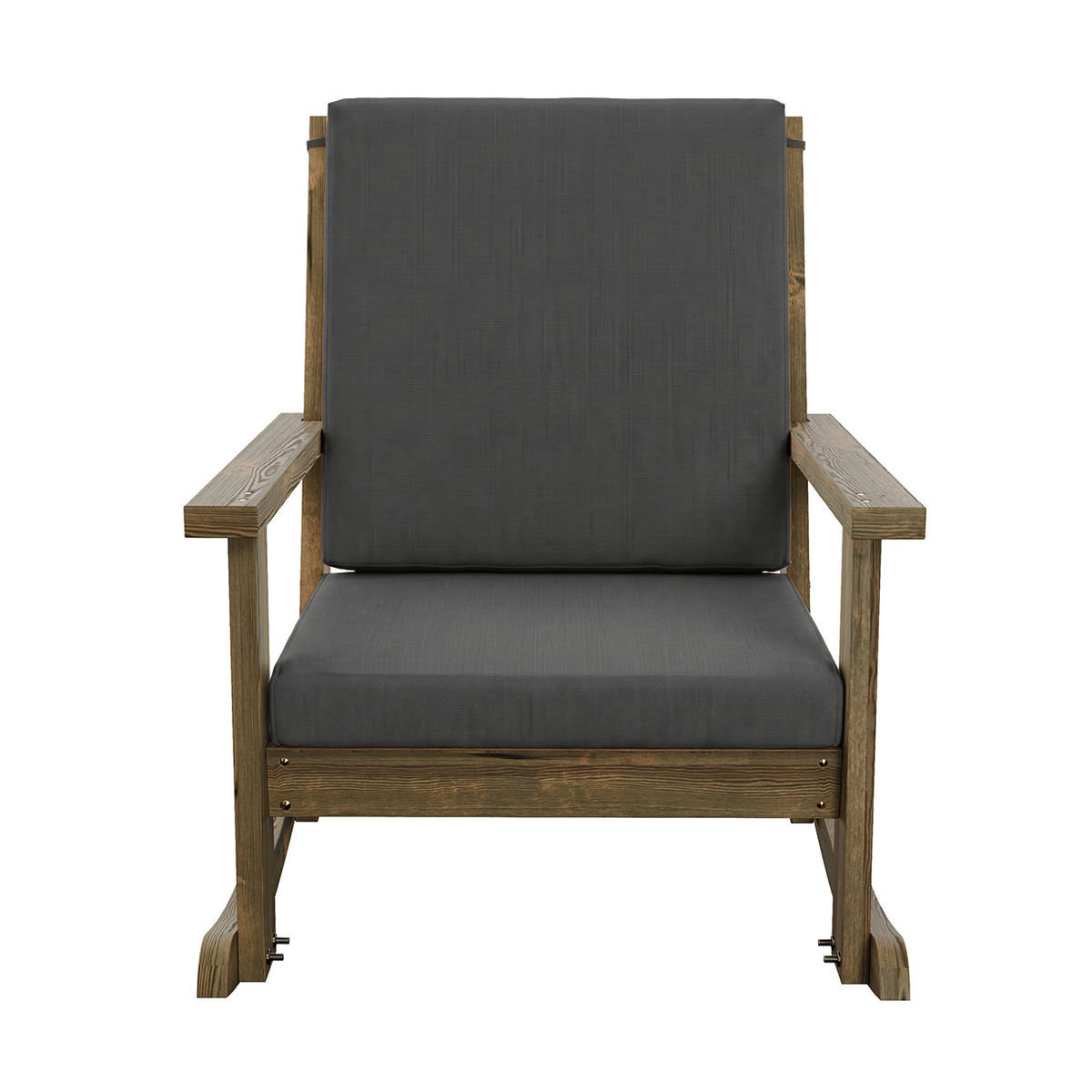 Amish Casual Deep Seated Rocking Chair with Cushion