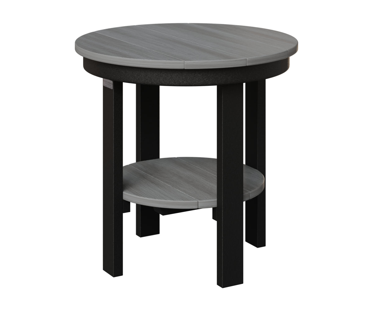 Berlin Gardens Outdoor Poly Lumber Round End Dining Table