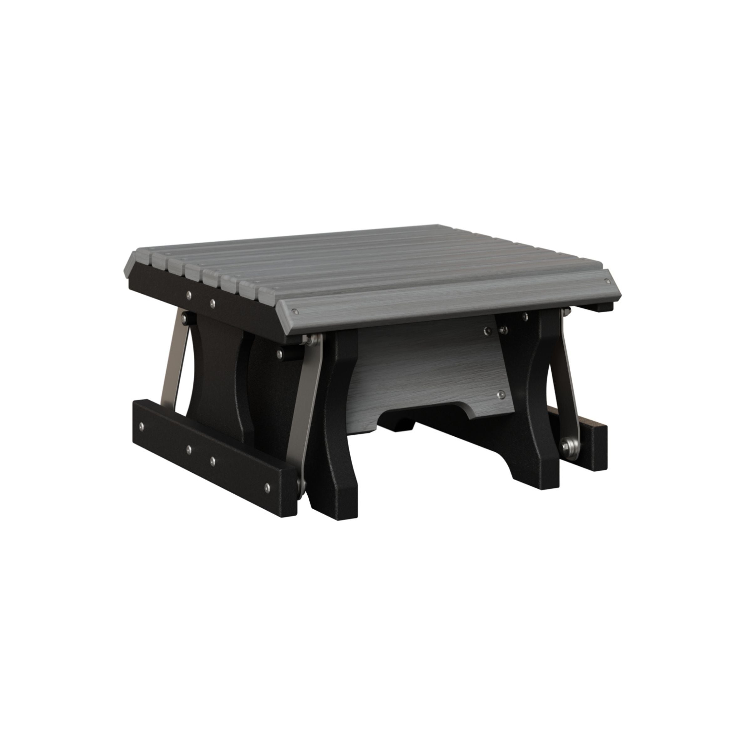 Berlin Gardens Outdoor Poly Lumber Gliding Footstool