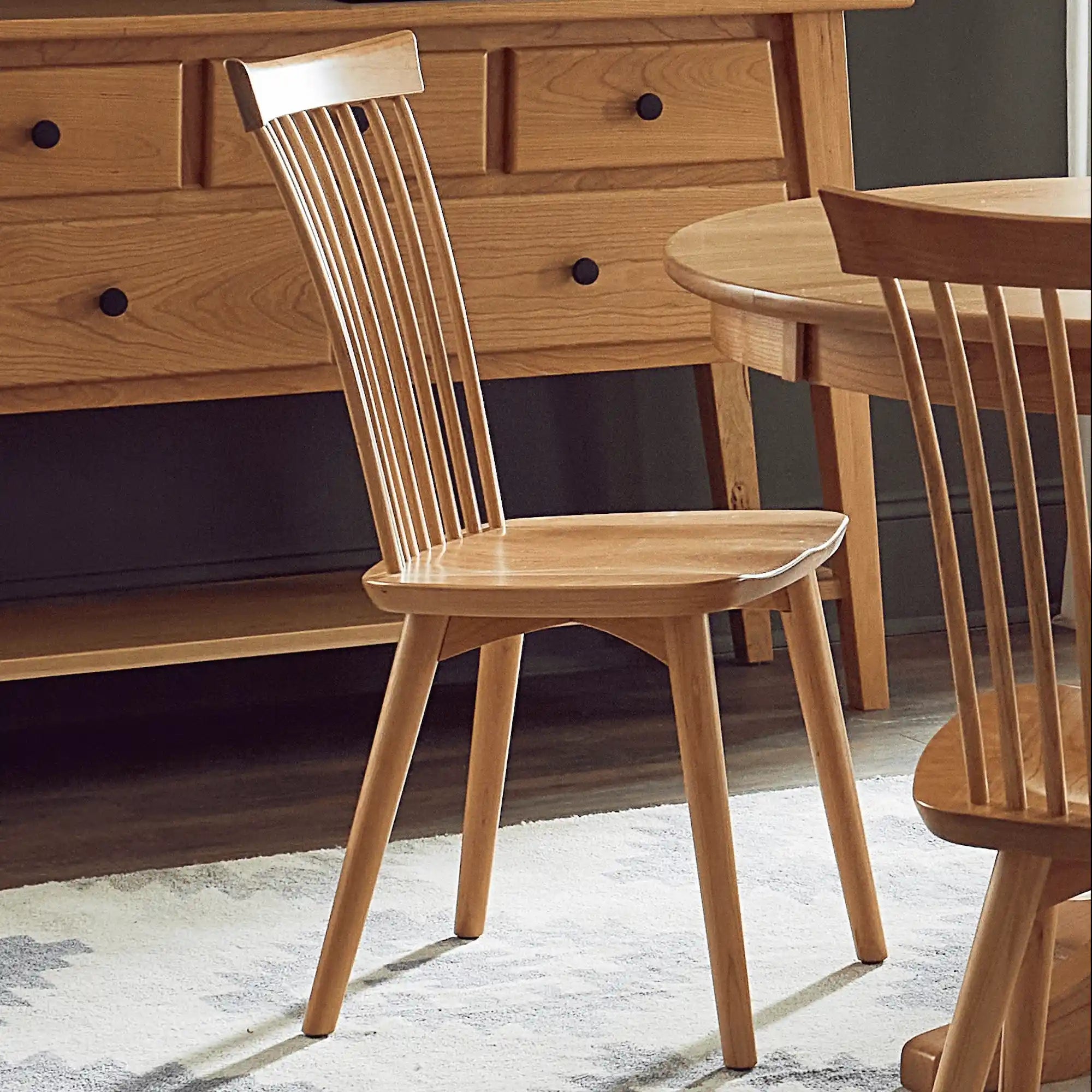 Hoosier Timbercraft Ellis Cherry Wood Dining Chair