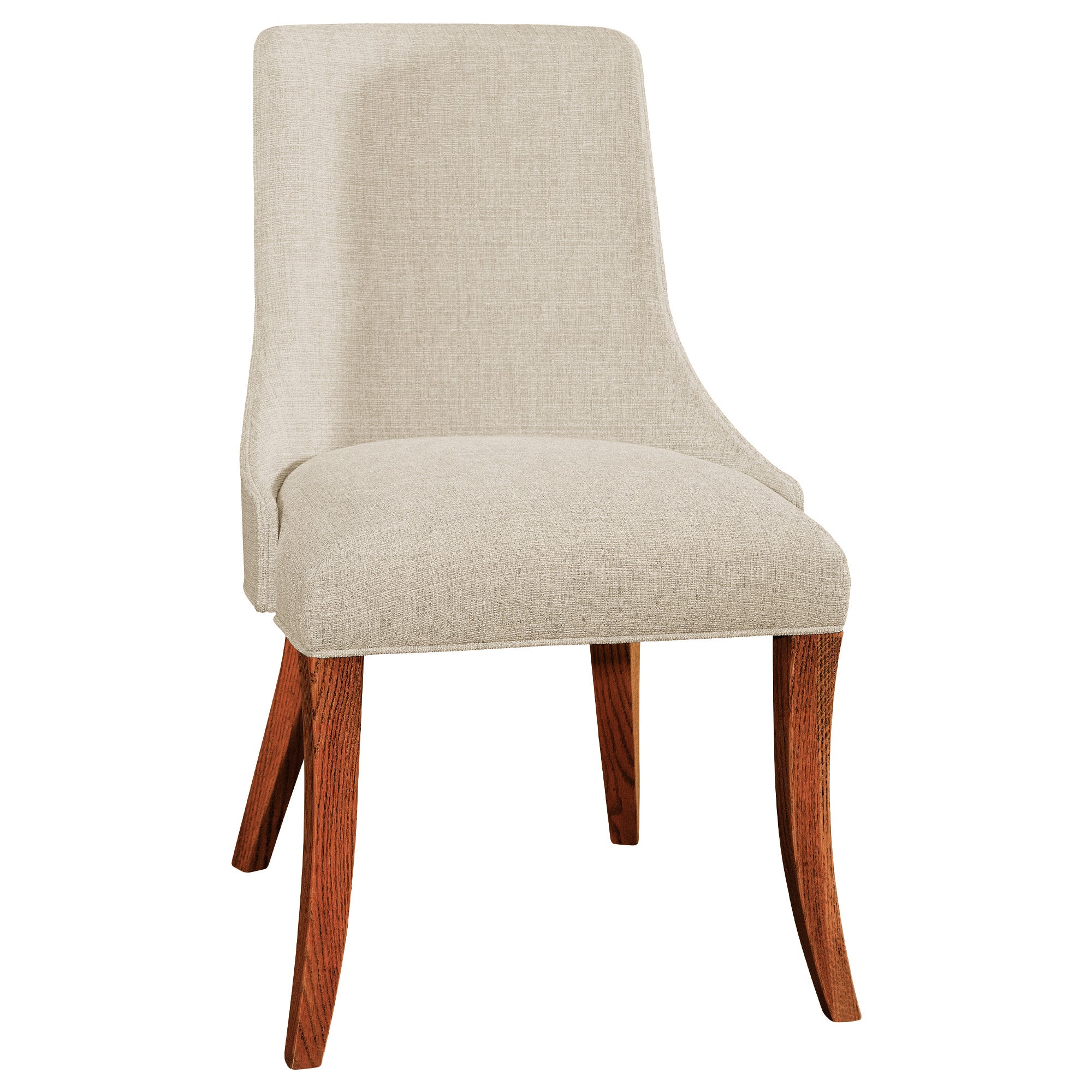 Fairfield Chair in Cherry with Malaguania Stain and Melody fabric