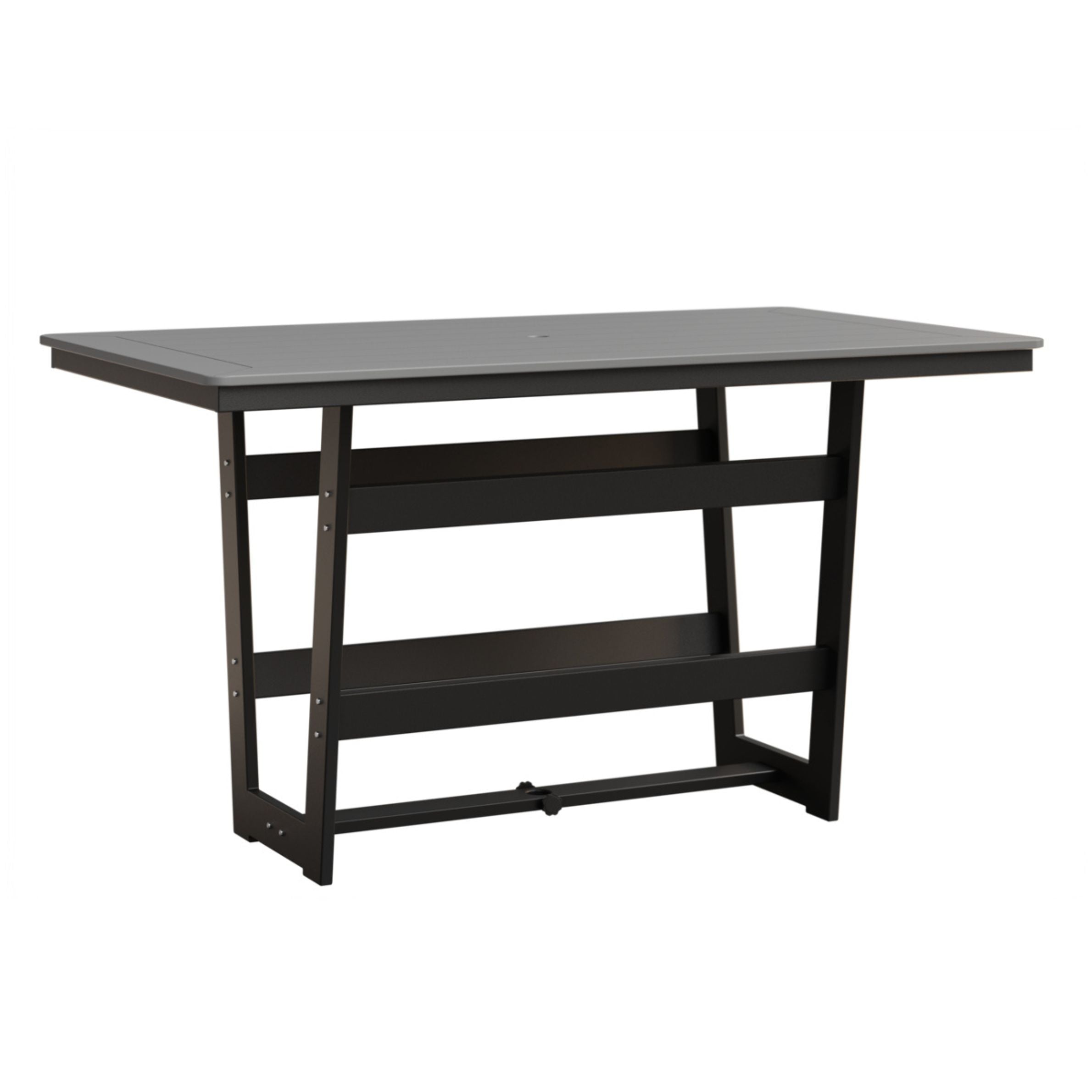 Berlin Gardens Hudson 70″ Outdoor Poly Lumber Rectangular Bar Table