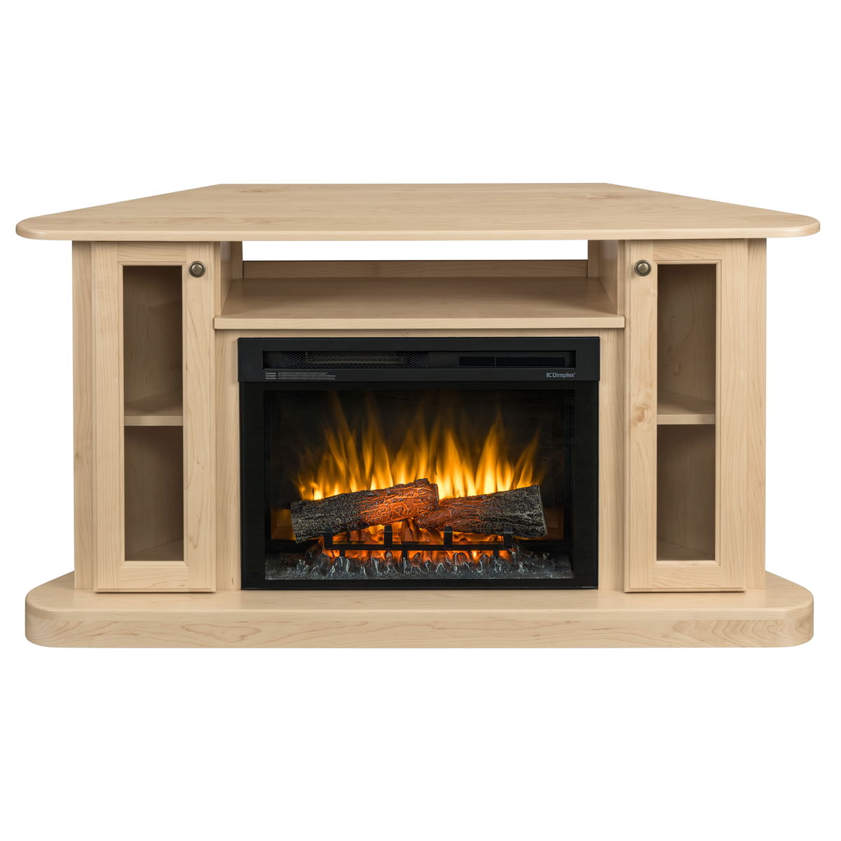 Hoosier Timbercraft Bayside Electric Corner Fireplace