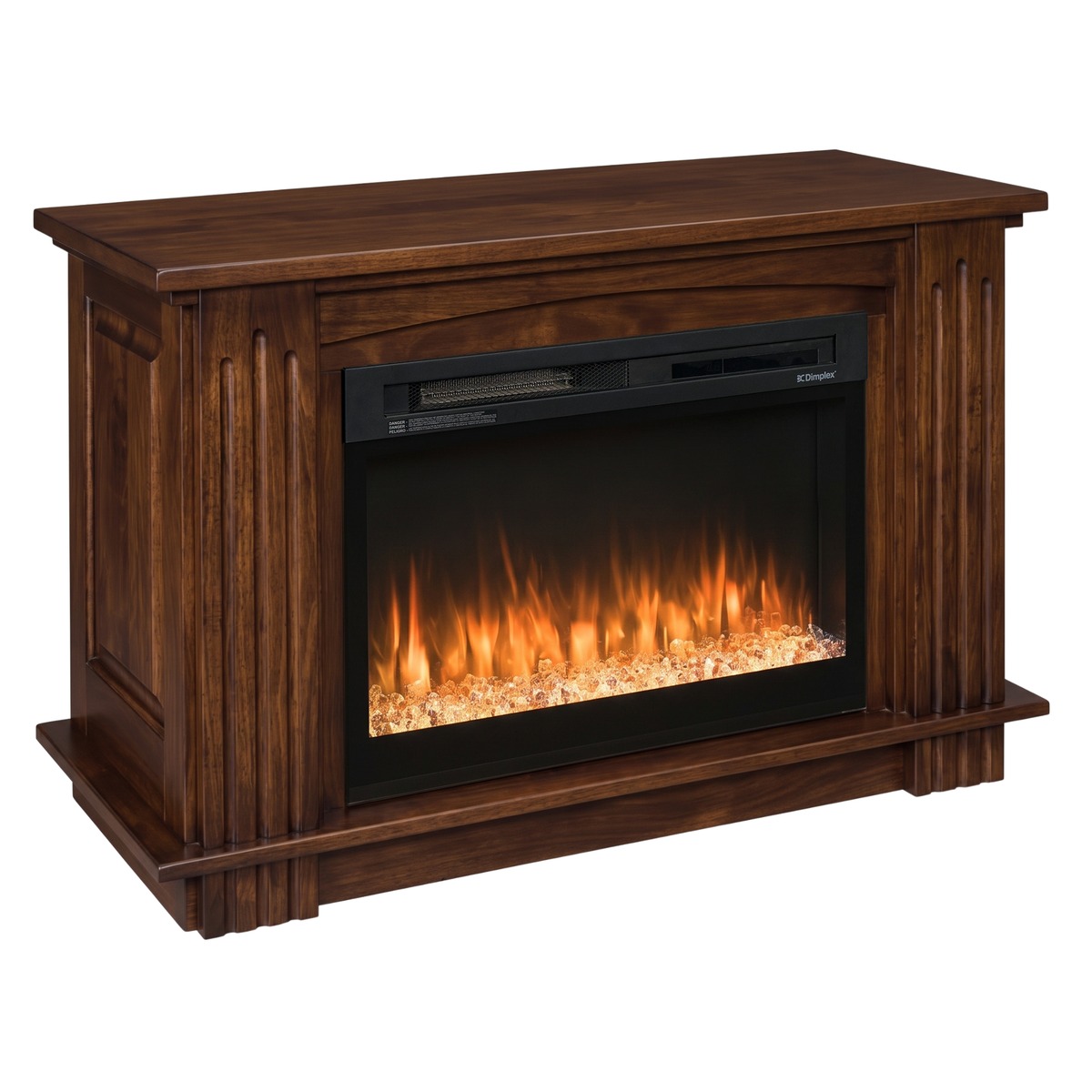Hoosier Timbercraft Bristol Brown Maple Fireplace